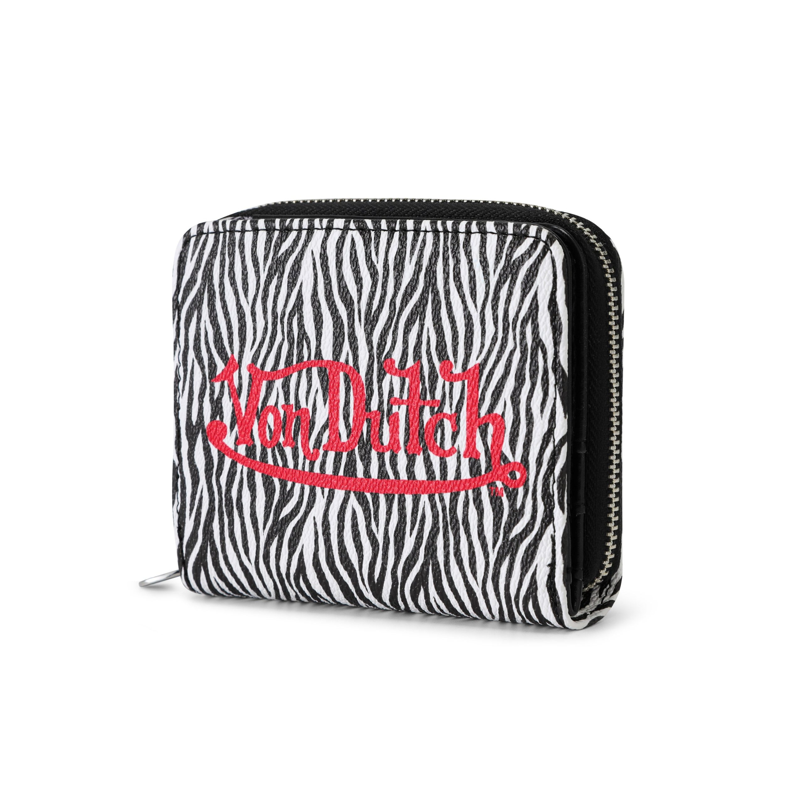 Zebra Print Zip-Up Wallet - Image 3