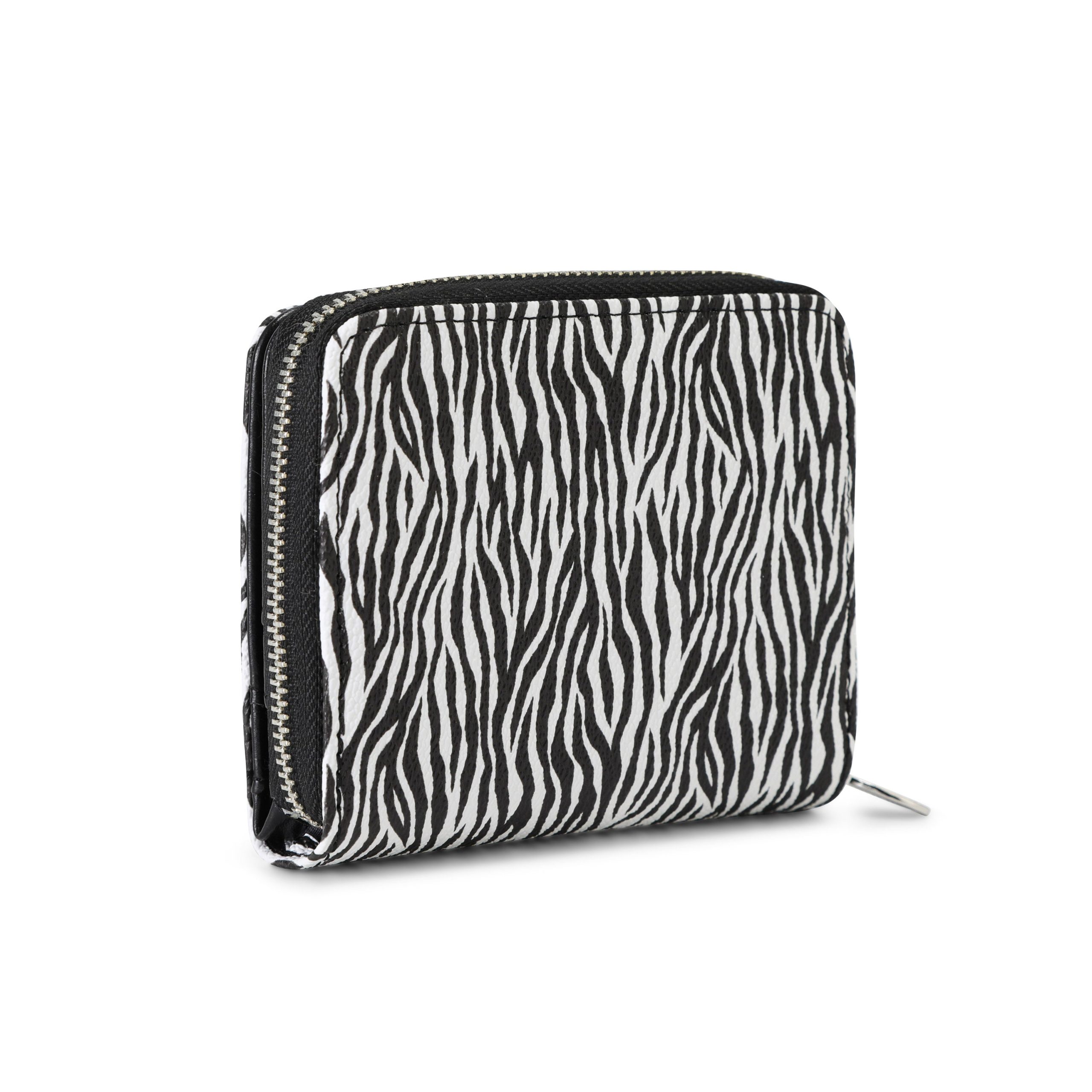 Zebra Print Zip-Up Wallet - Image 5