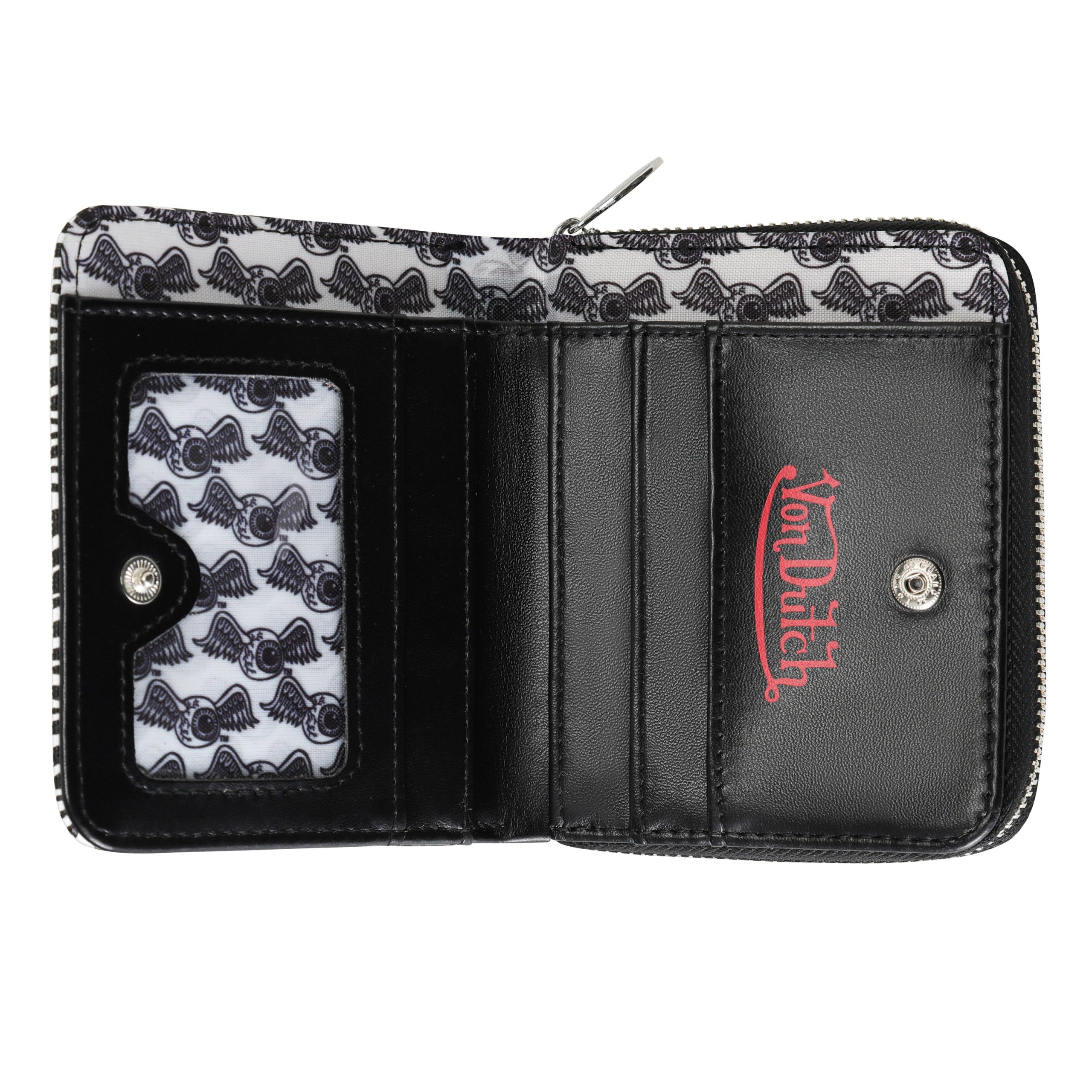 Zebra Print Zip-Up Wallet - Image 2
