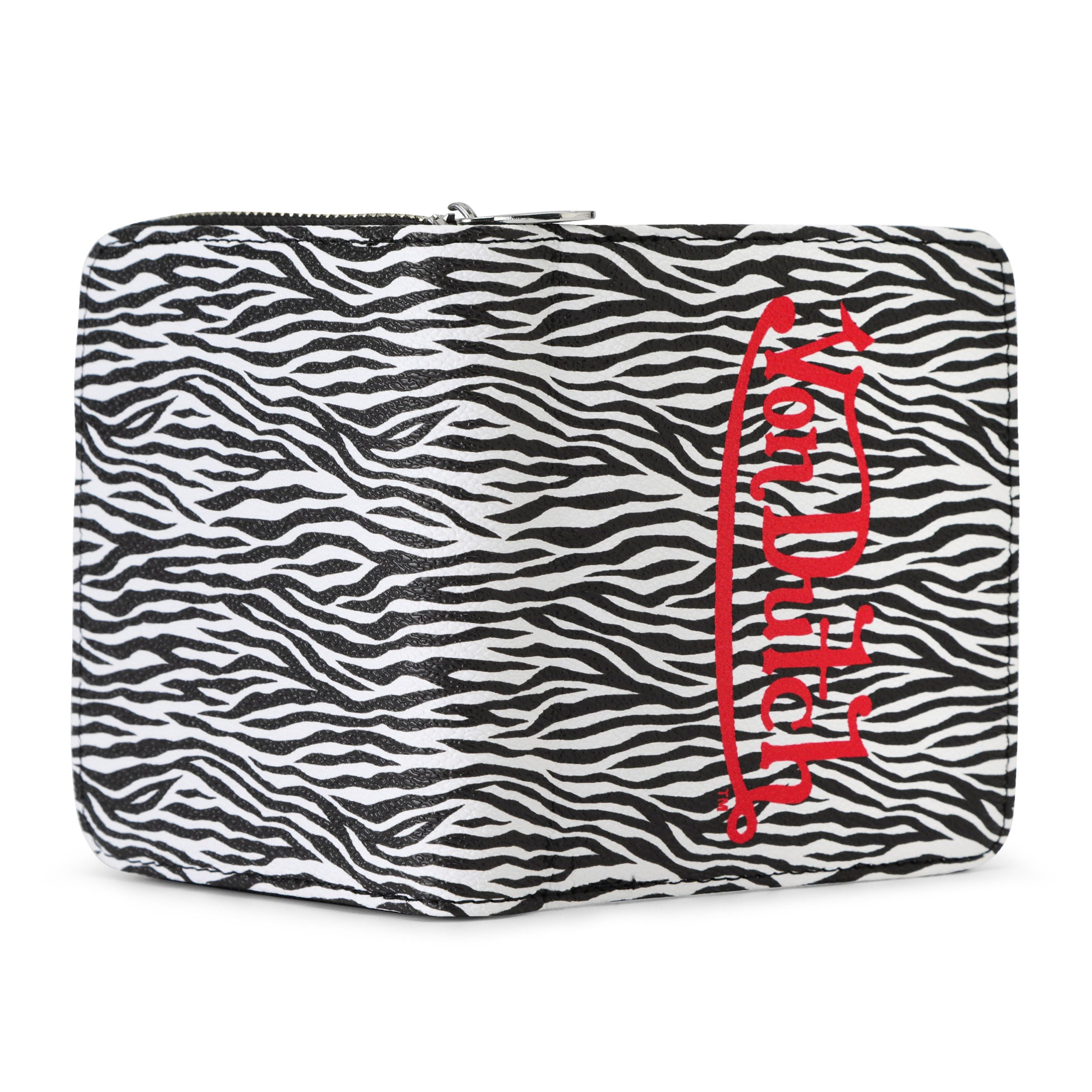 Zebra Print Zip-Up Wallet - Image 6