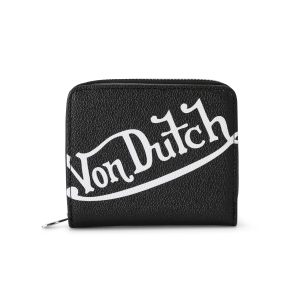 Flying Eye Signature Zip-up Wallet - Black