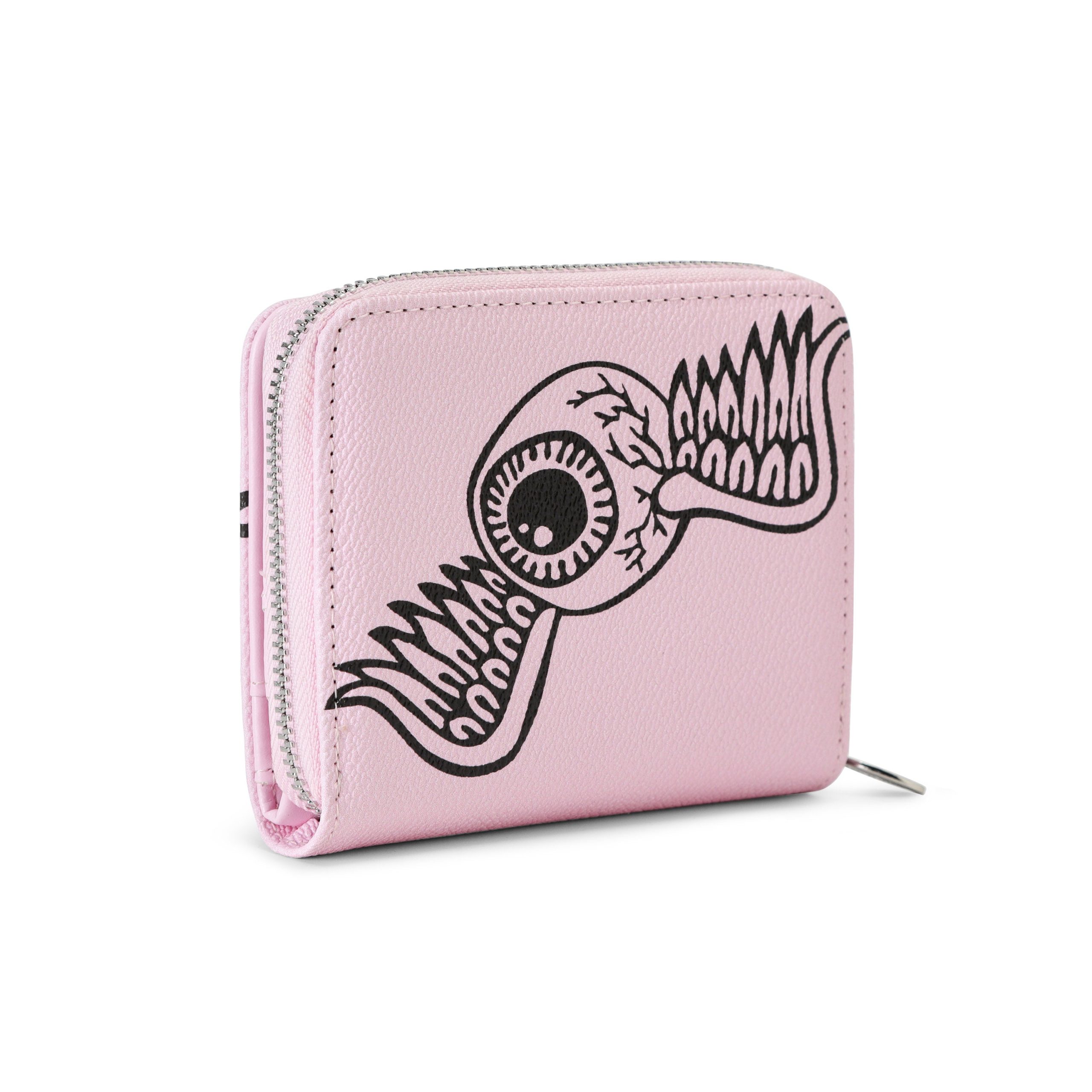 Flying Eye Signature Zip-up Wallet - Pink - Image 4