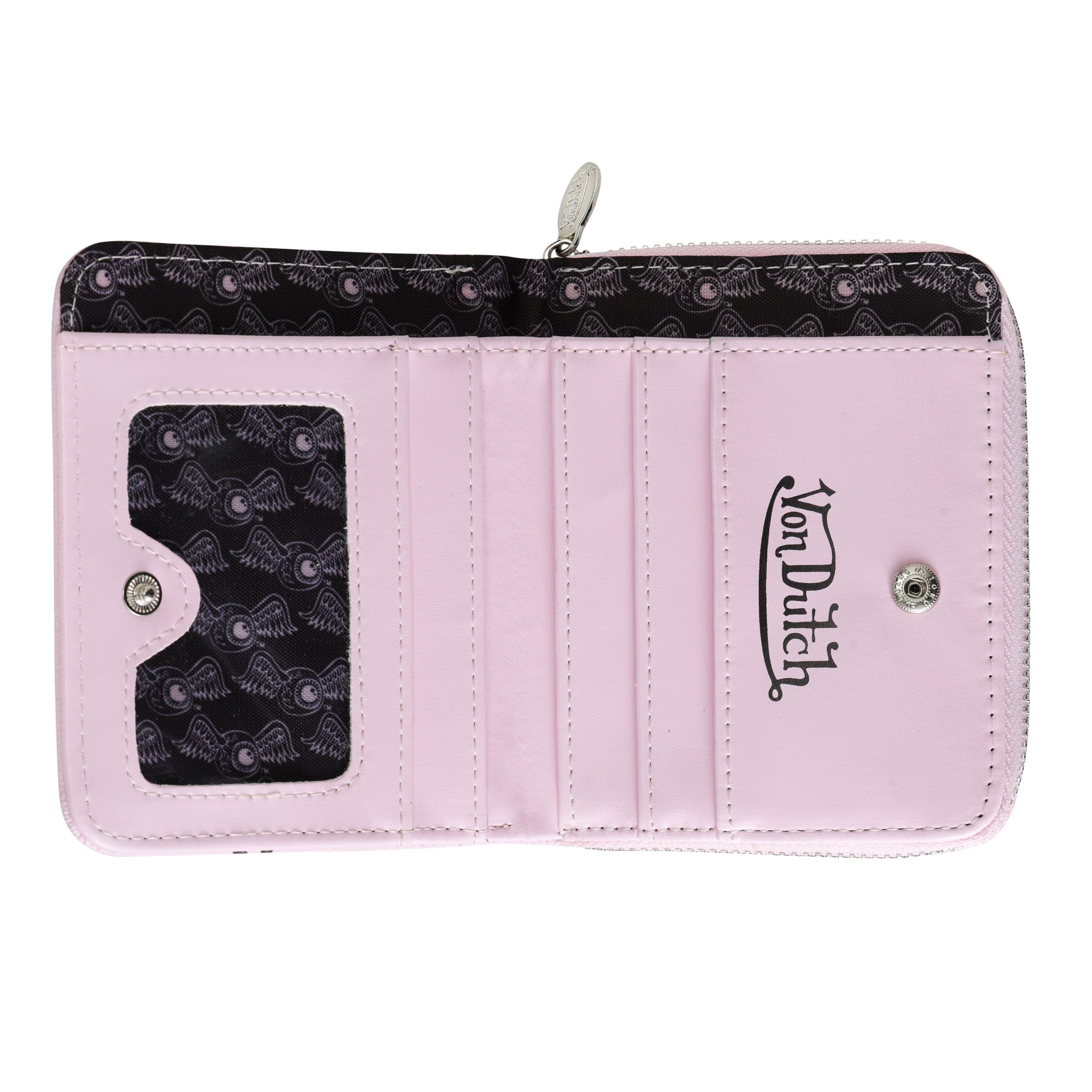 Flying Eye Signature Zip-up Wallet - Pink - Image 2