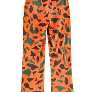 Velour Sweats ?C Orange Camo
