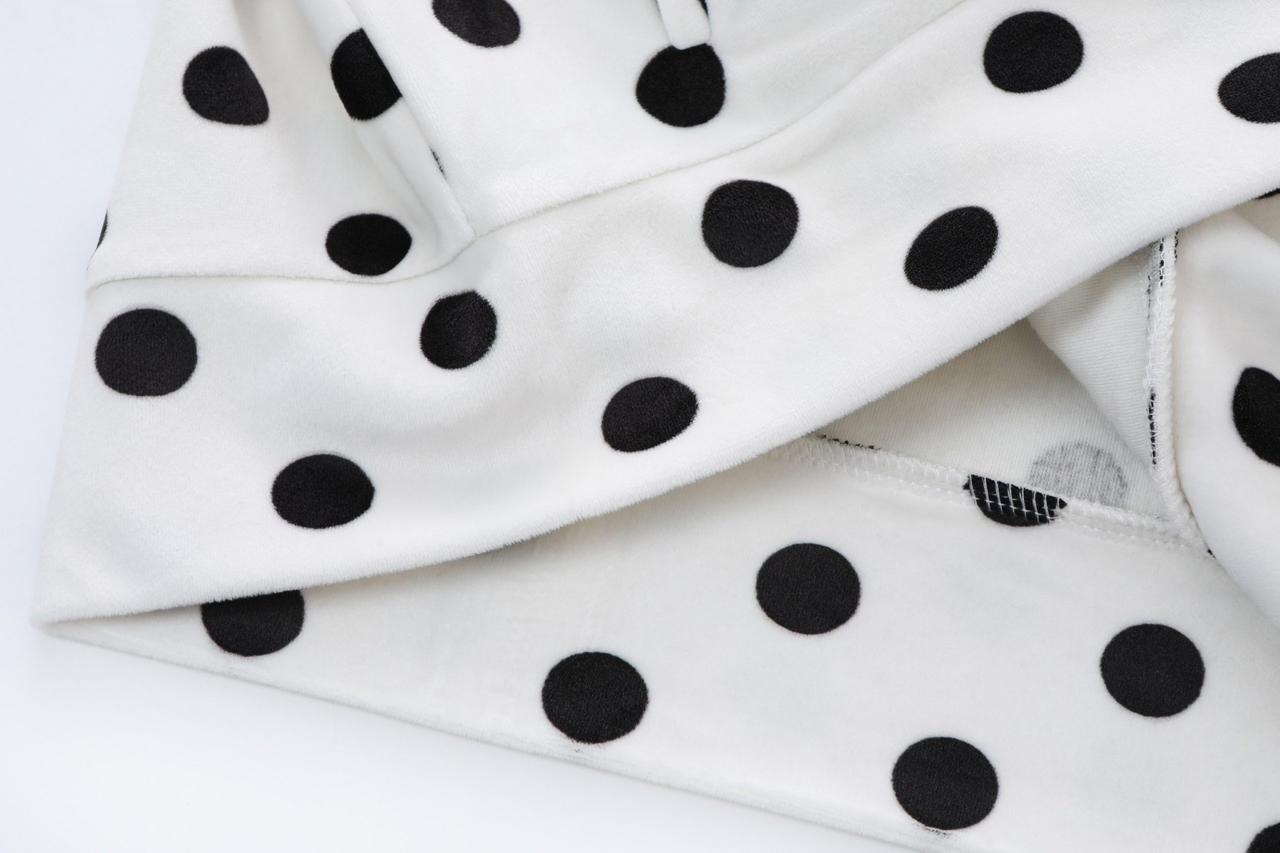 Velour Zip Up ?C Polka Dot - Image 9