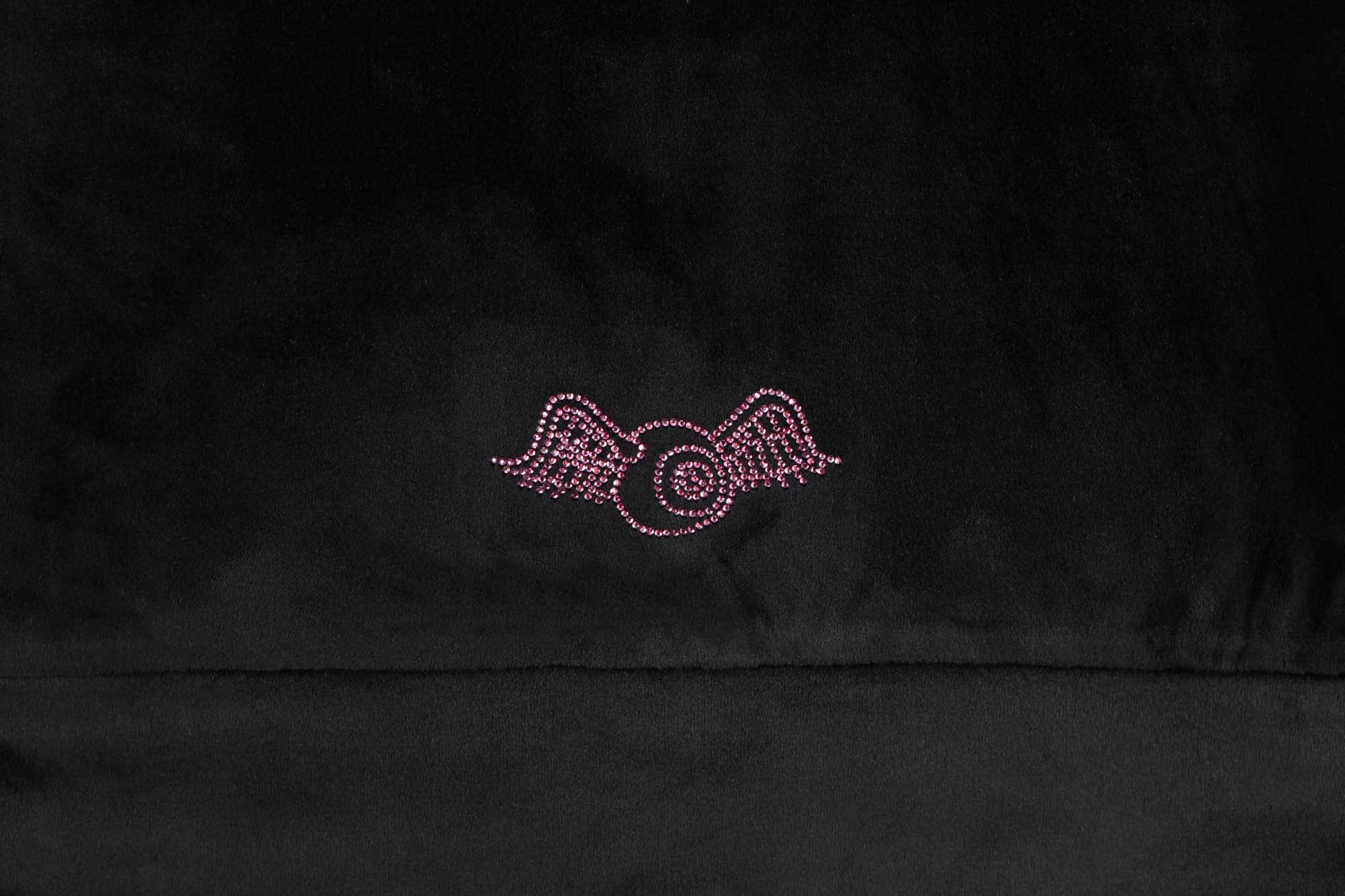 Velour Zip Up ?C Black - Image 5