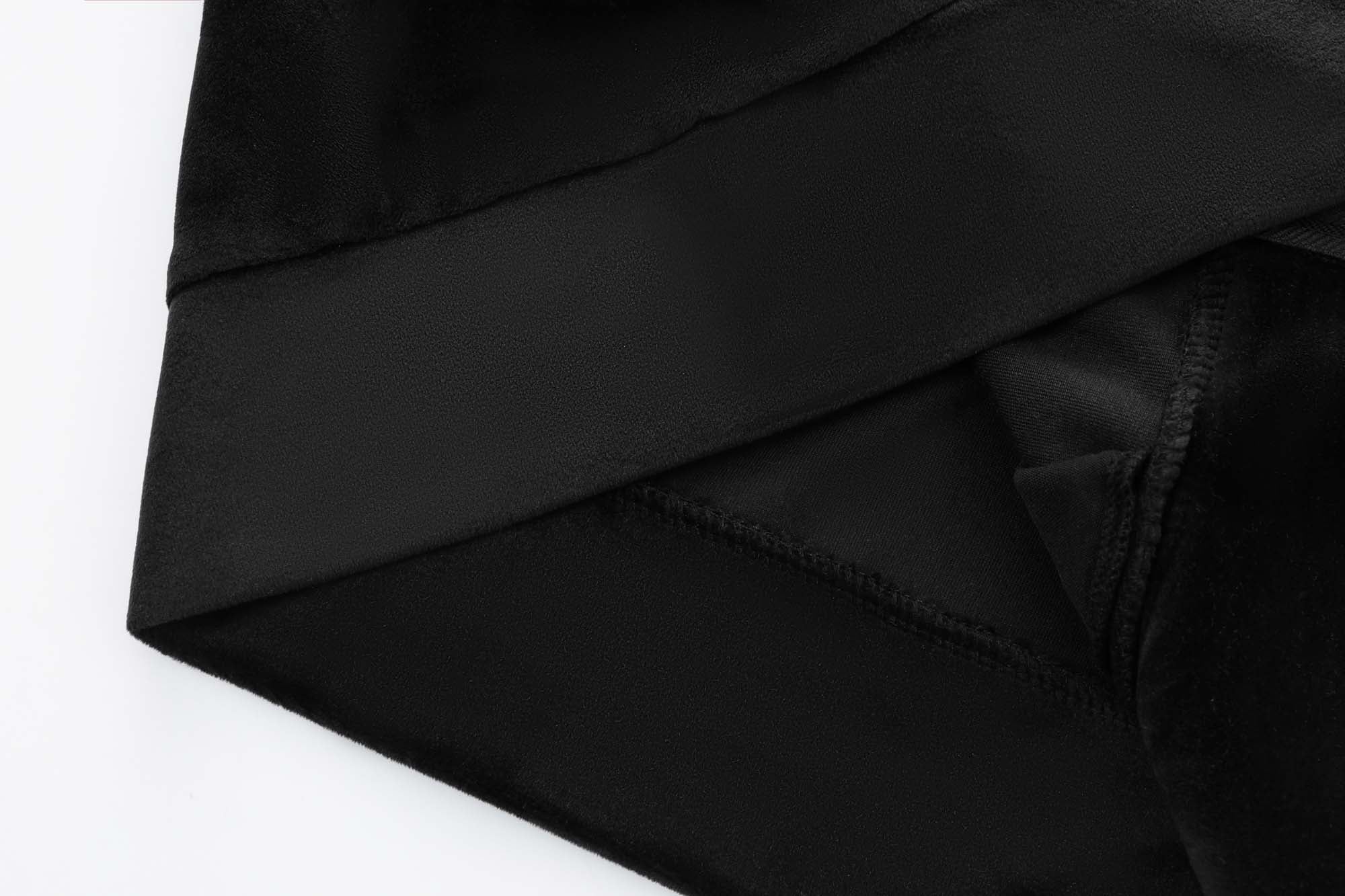 Velour Zip Up ?C Black - Image 9