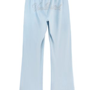 Velour Sweats ?C Light Blue
