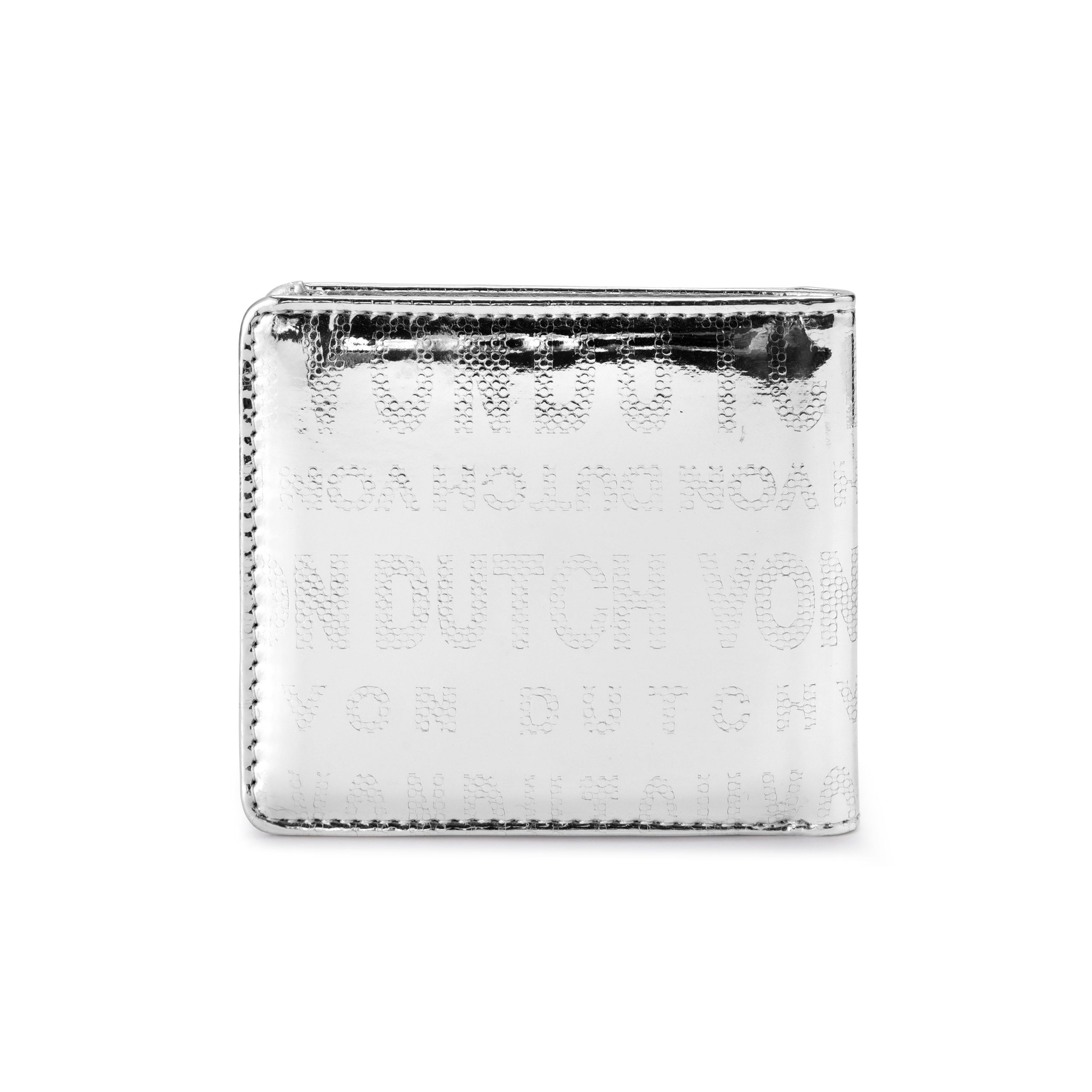 Mirror Logo Bi-fold Wallet - Silver - Image 6