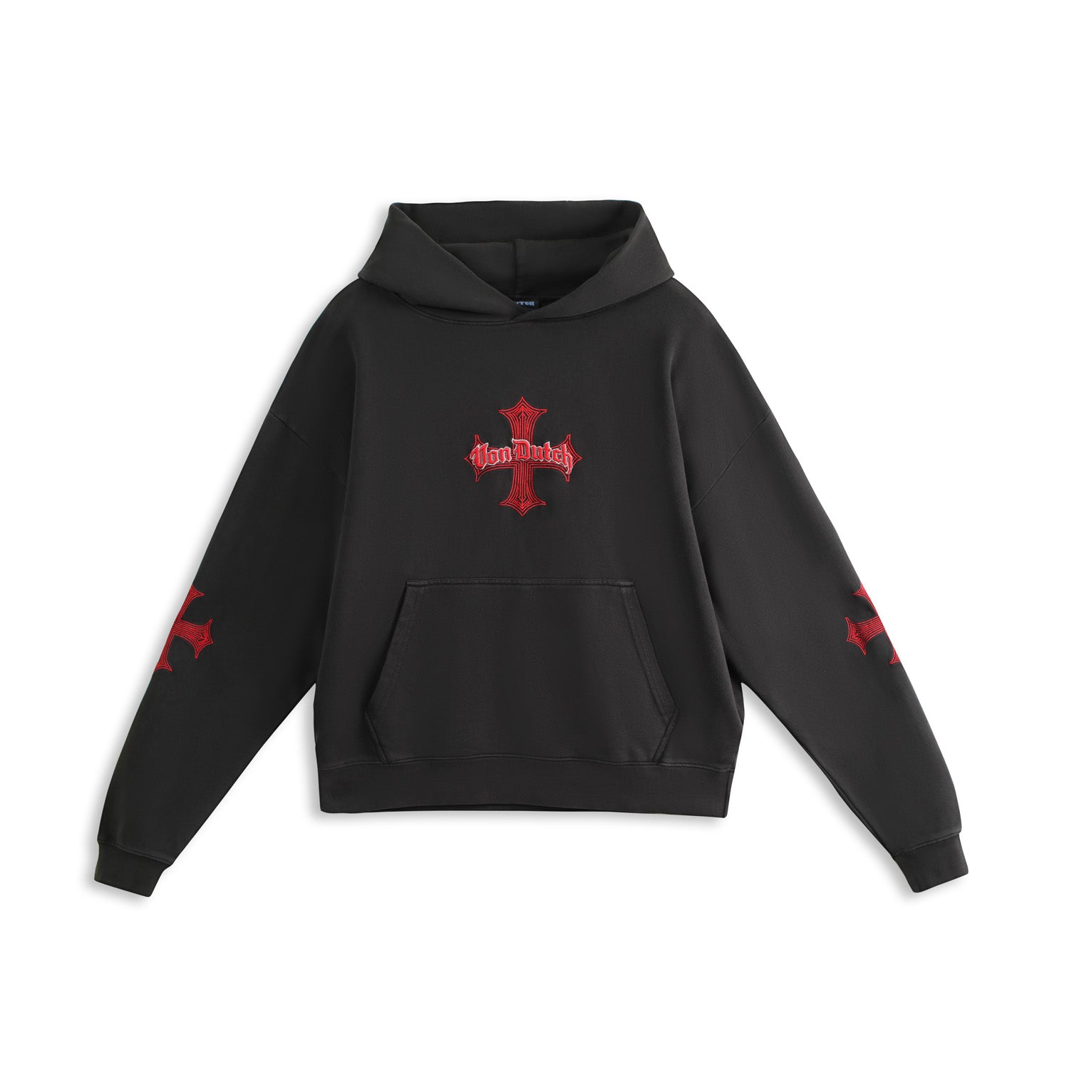 CHOPPER CRIMSON HOODIE ?C BLACK & RED