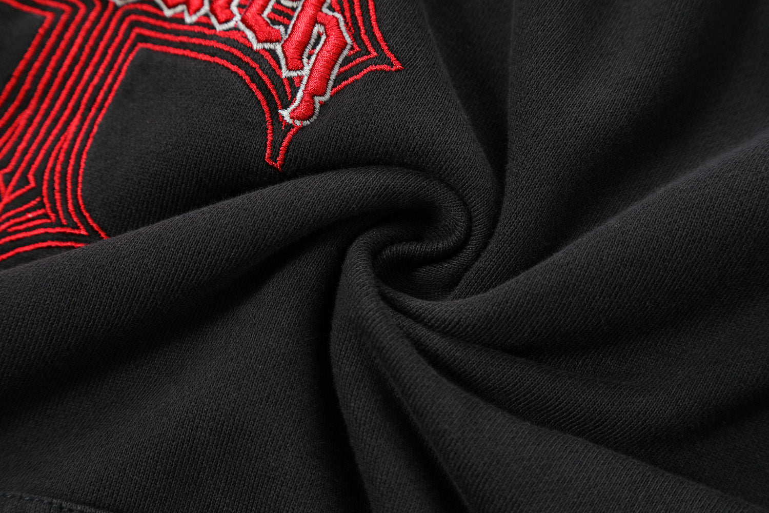 CHOPPER CRIMSON HOODIE ?C BLACK & RED - Image 9