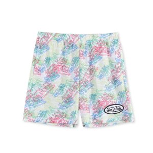 Men's Mesh Shorts ?C Neon Logo