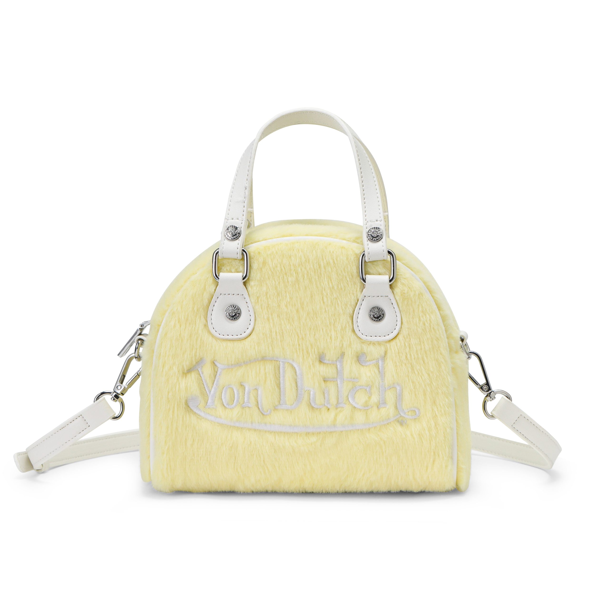 Yellow Furry Bowling Bag