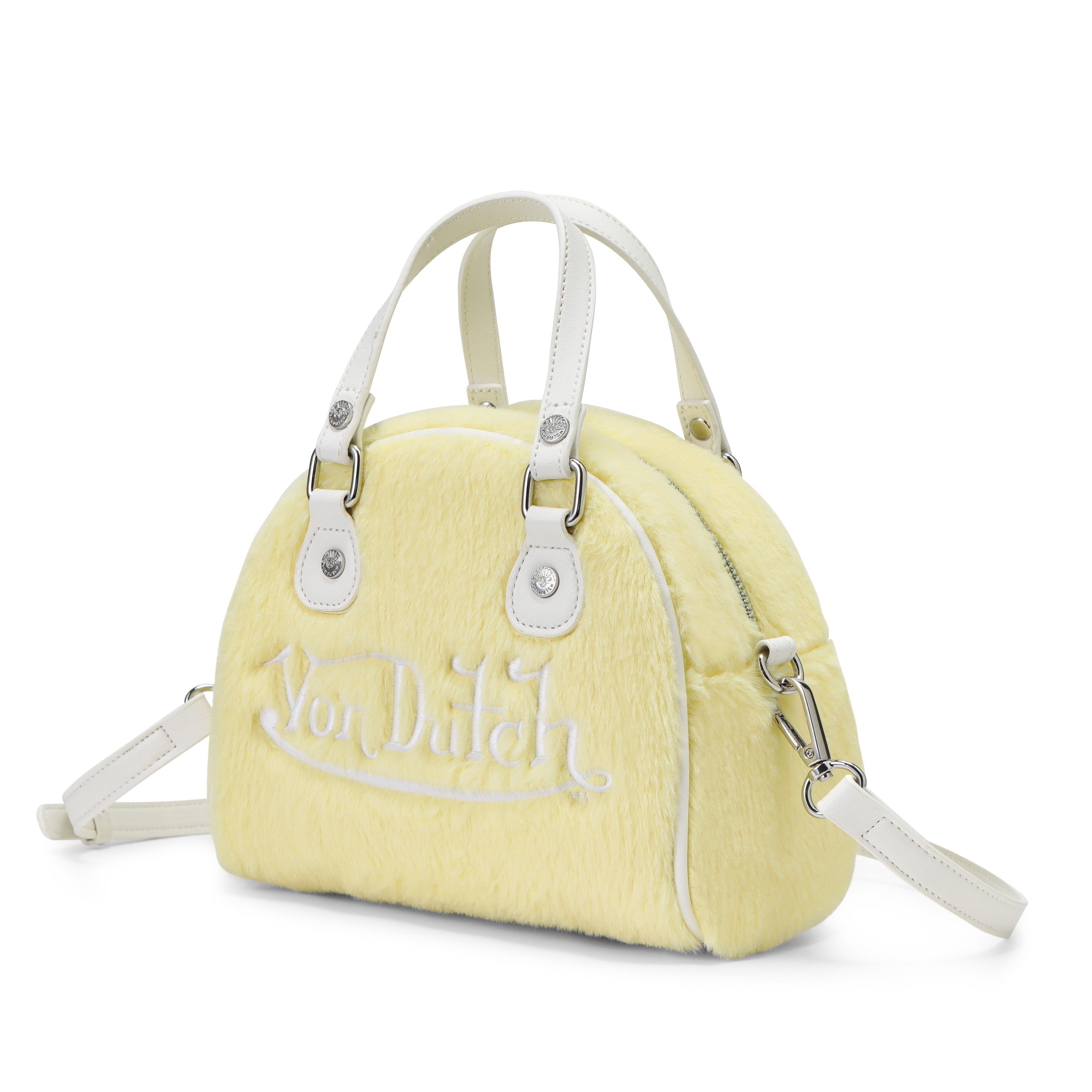 Yellow Furry Bowling Bag - Image 3