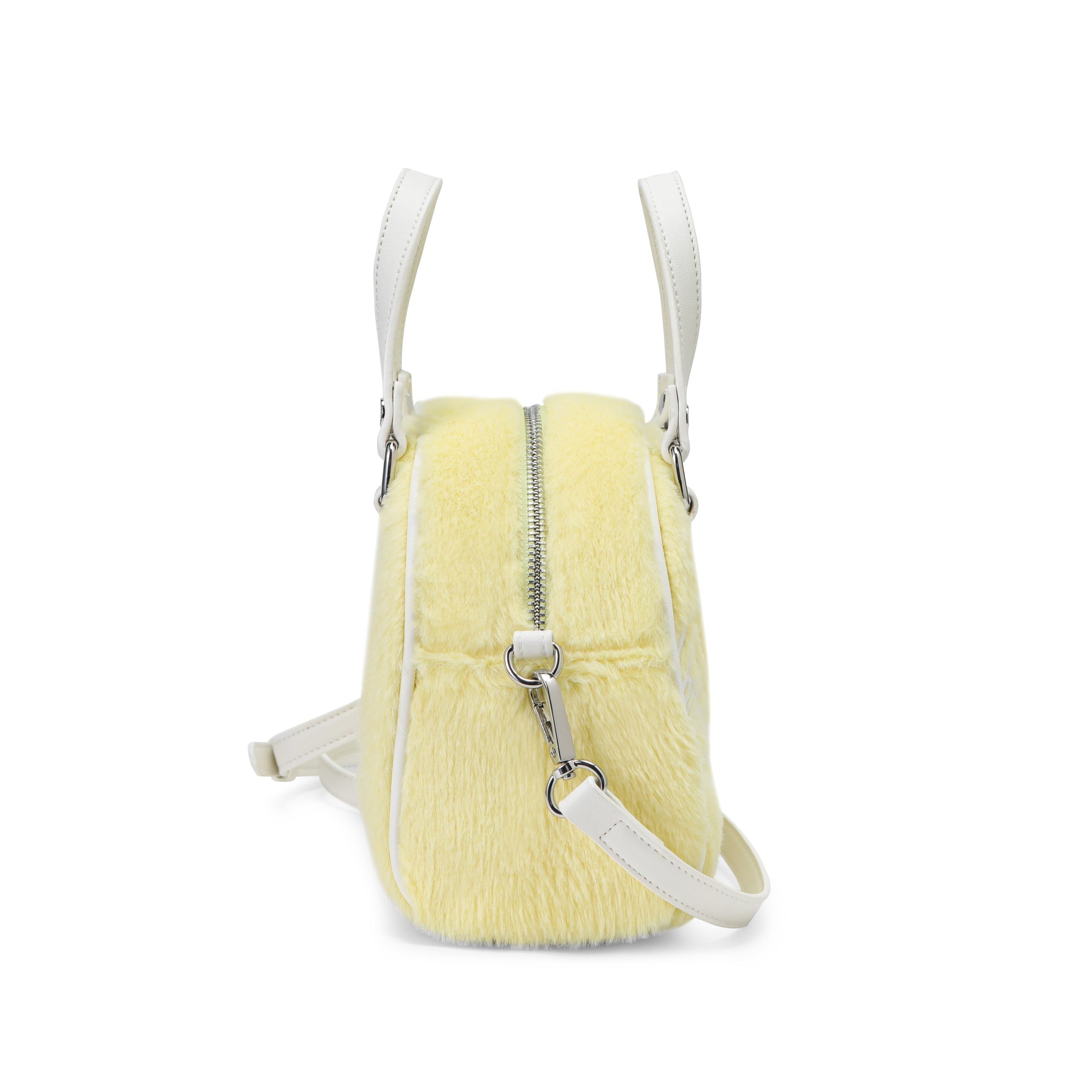 Yellow Furry Bowling Bag - Image 4