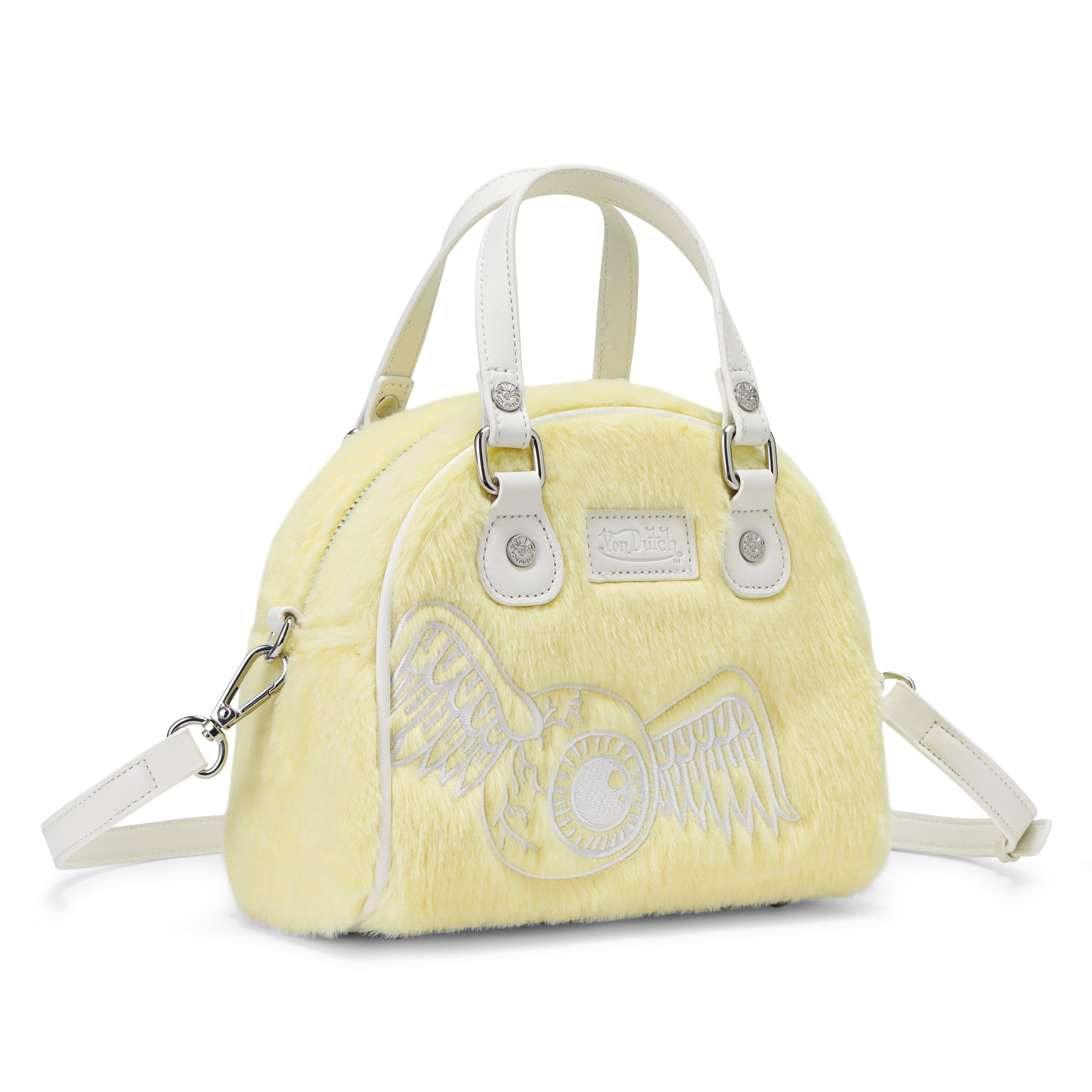 Yellow Furry Bowling Bag - Image 5