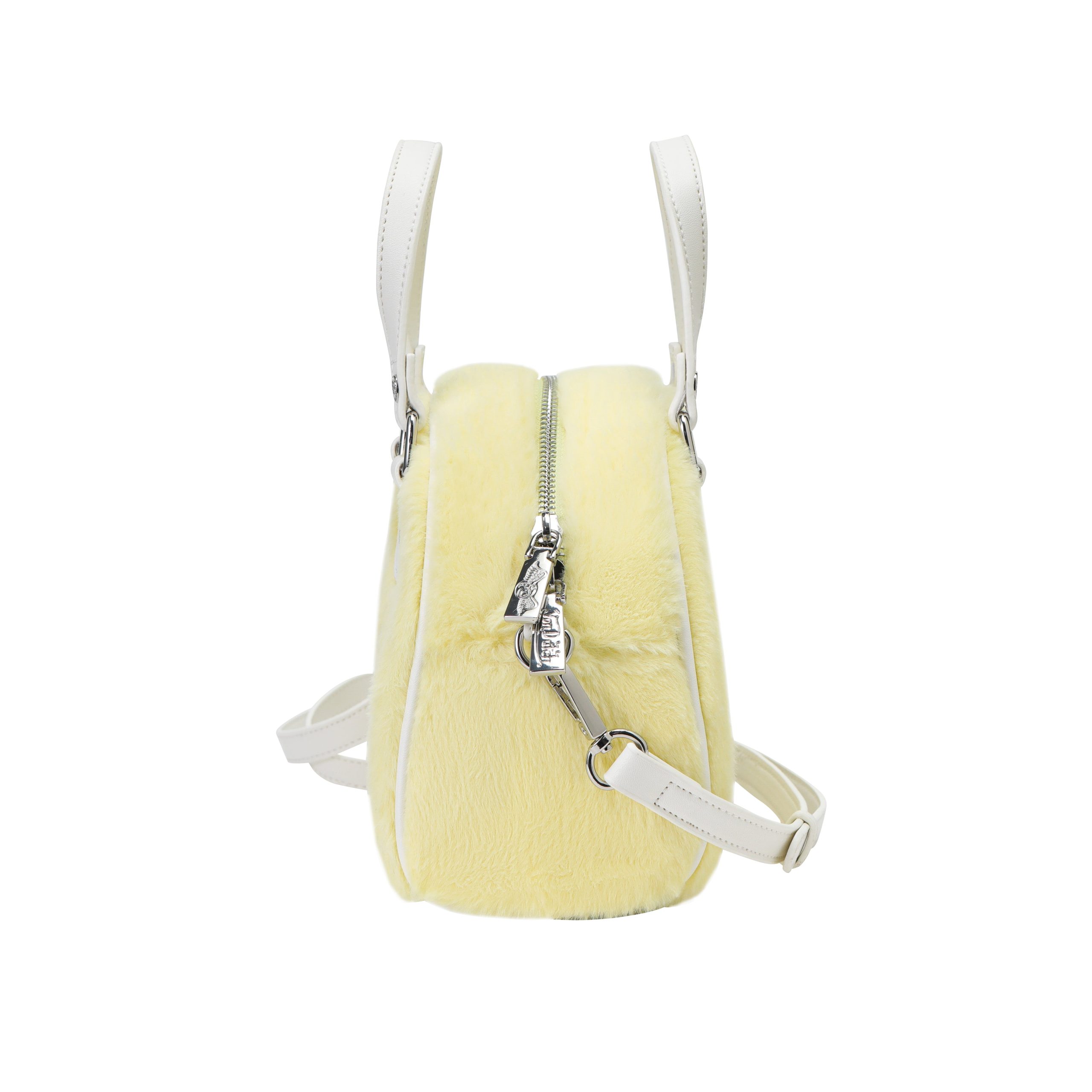 Yellow Furry Bowling Bag - Image 7