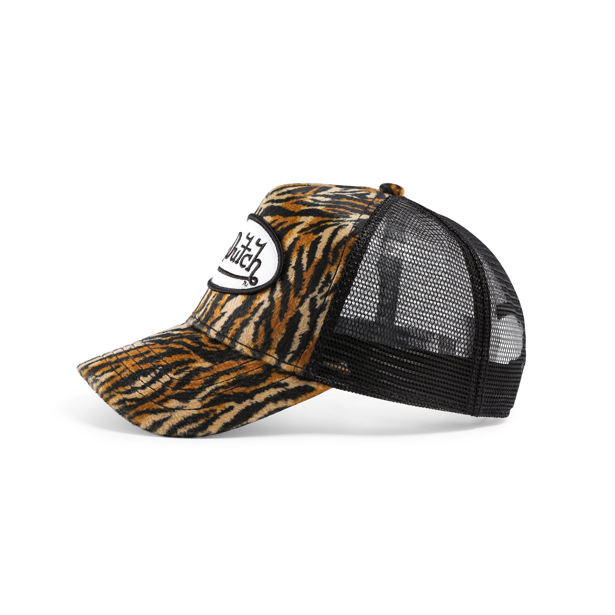 Tiger Stripe Velvet Trucker Hat - Image 3