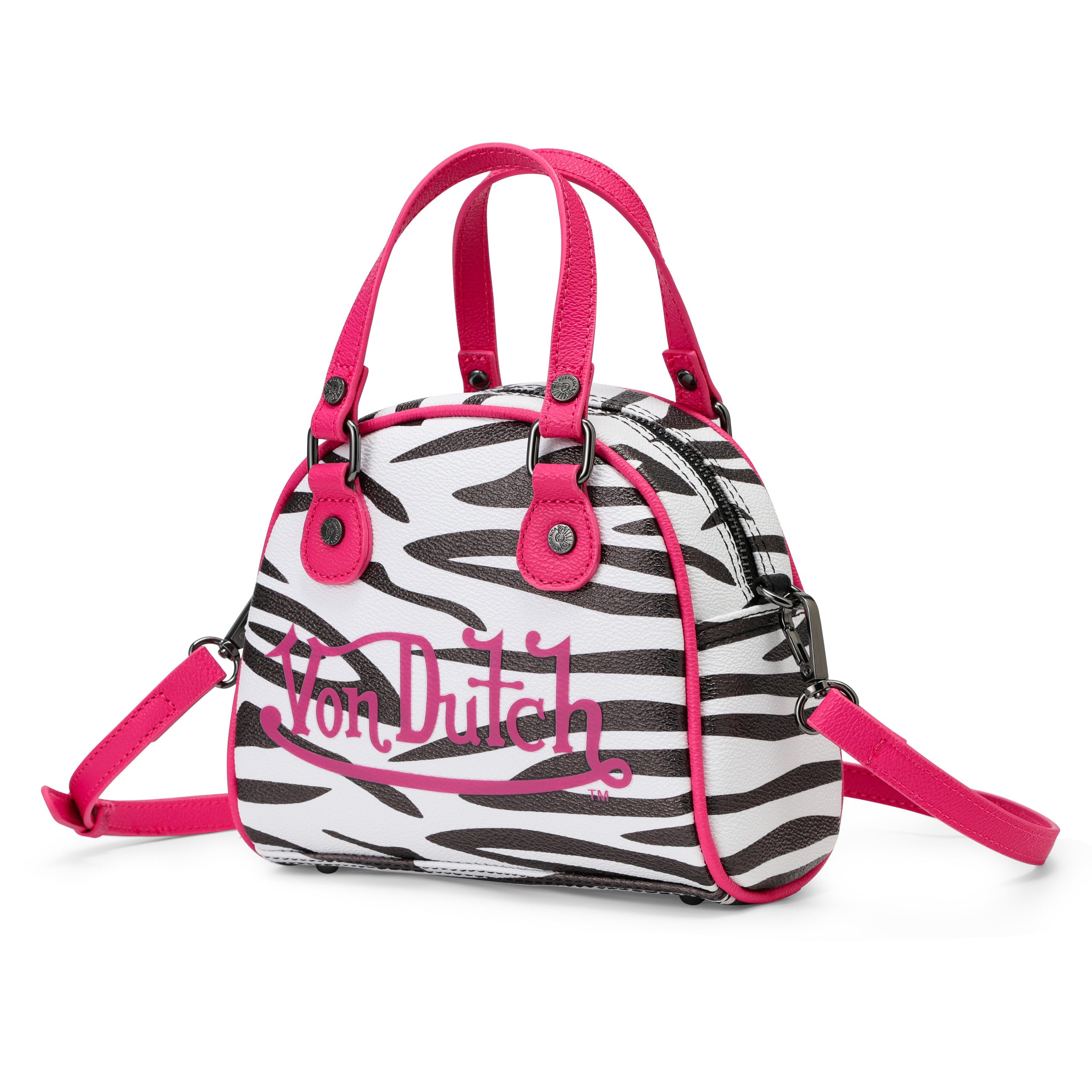 Zebra Bowling Bag - Pink - Image 3