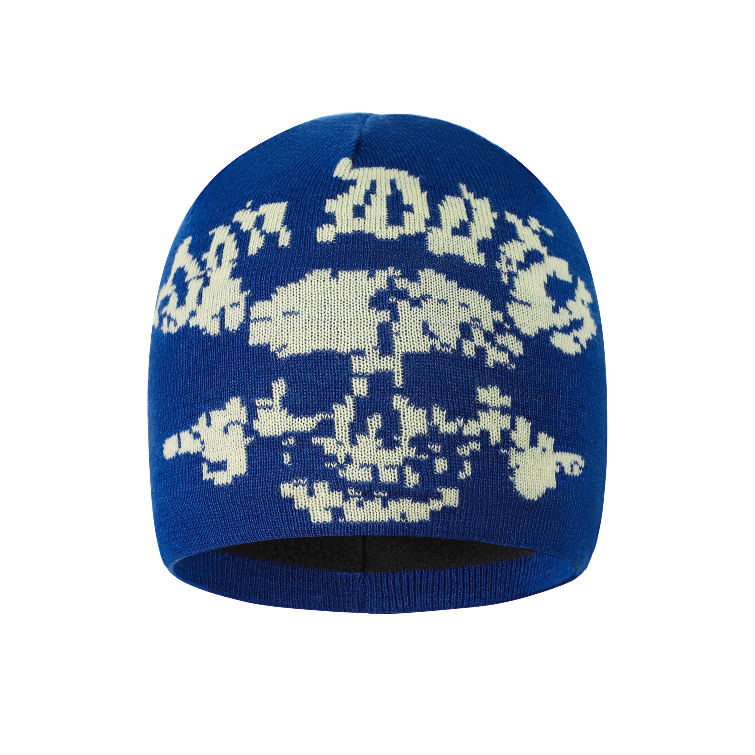 Glitch Reaper Beanie - Navy - Image 3