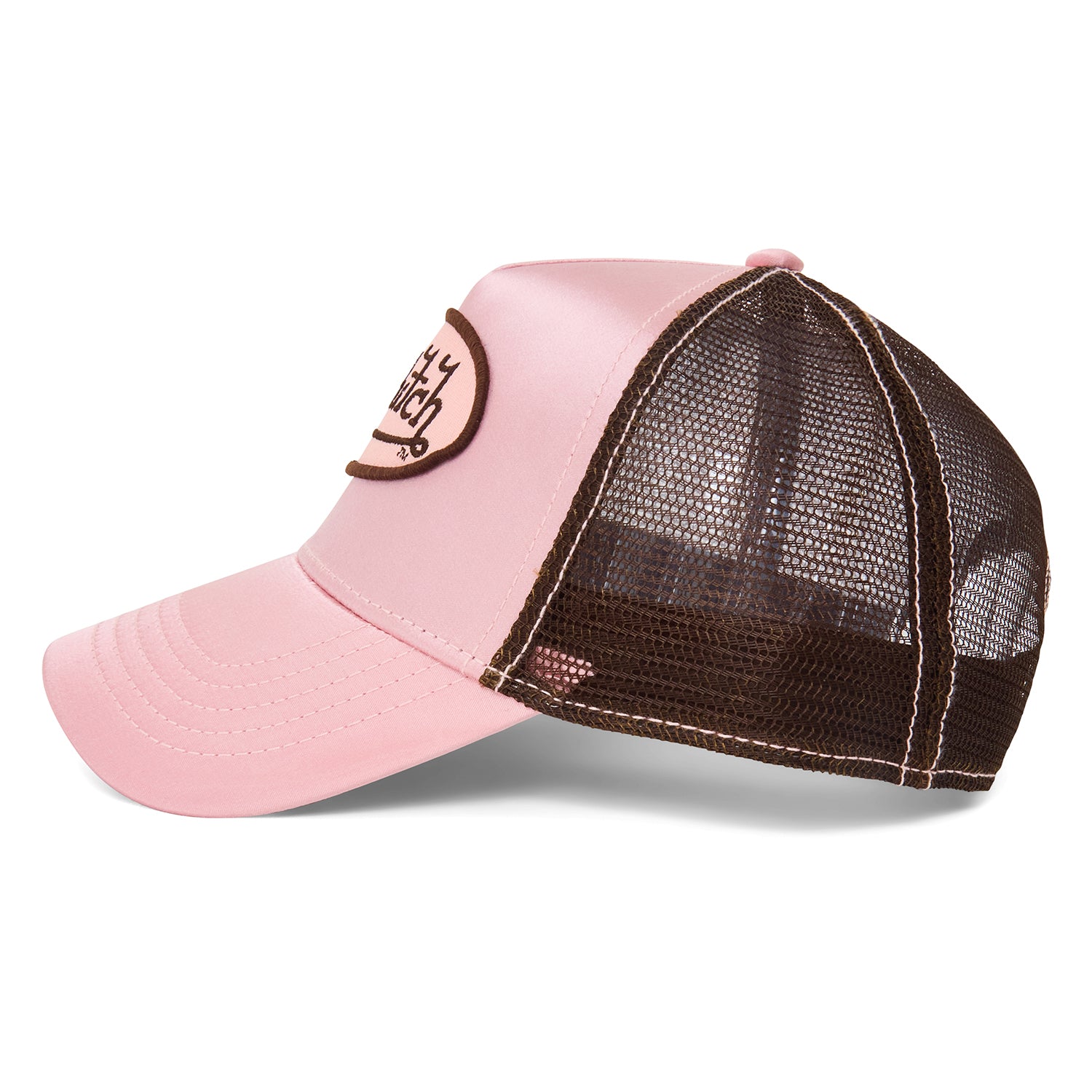 Pink Satin Trucker Hat - Image 3