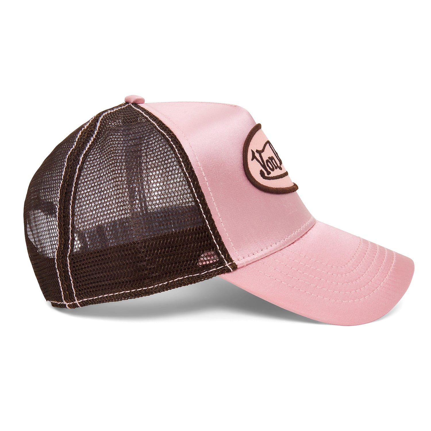 Pink Satin Trucker Hat - Image 4