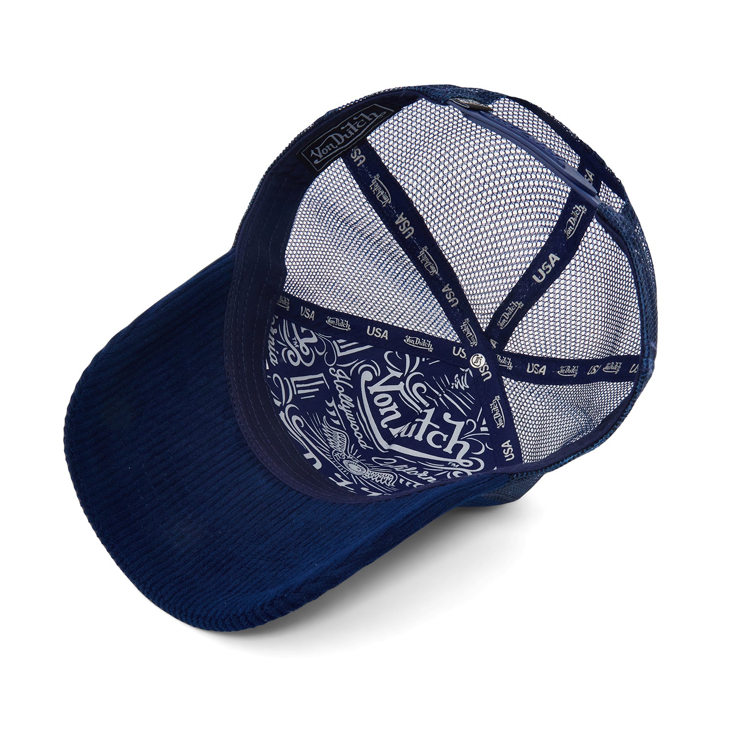 Navy Cordutch Trucker Hat - Image 6
