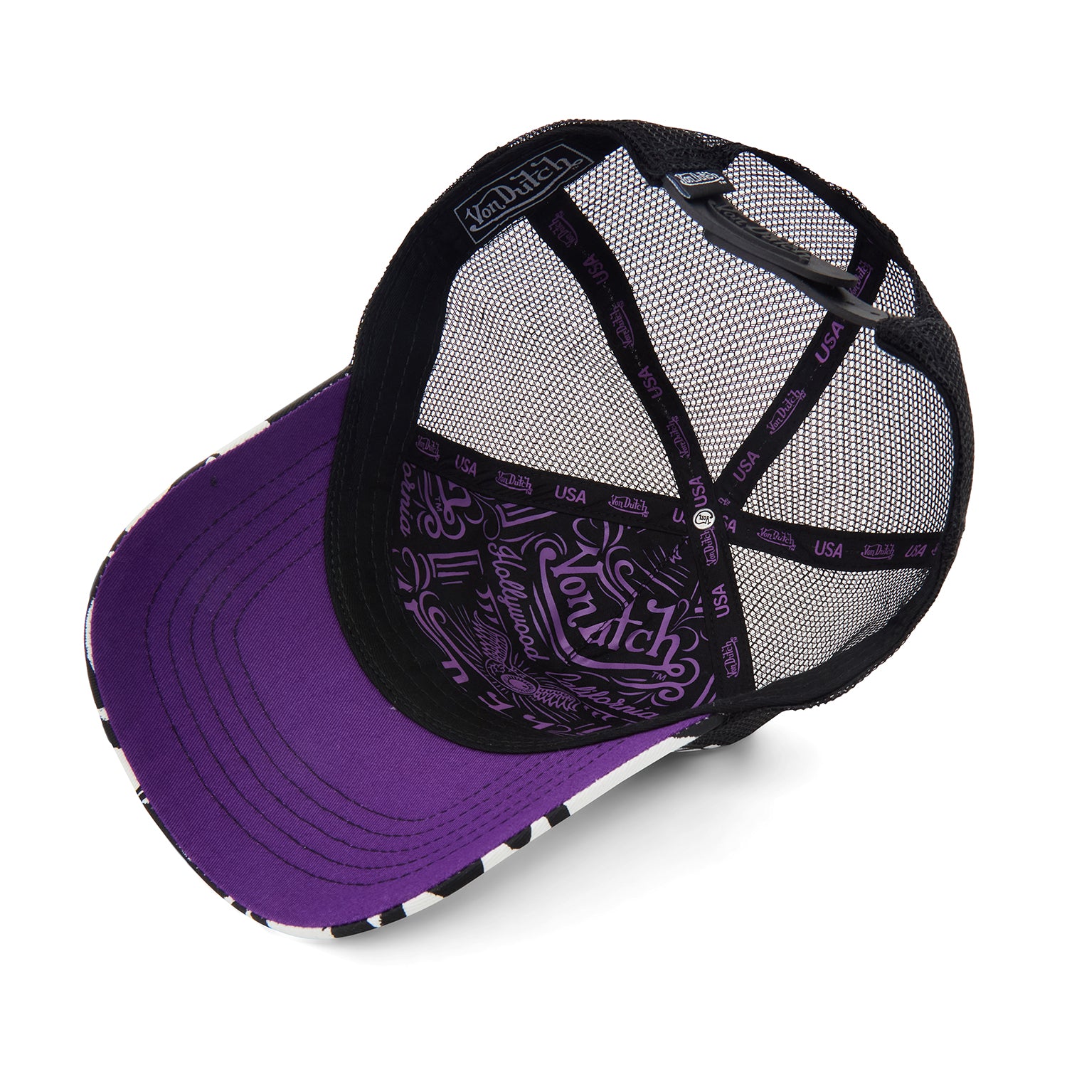 White Multi Trucker Hat - Image 6
