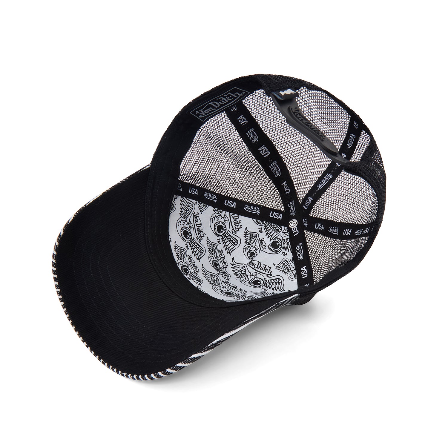Black Railroad Trucker Hat - Image 6