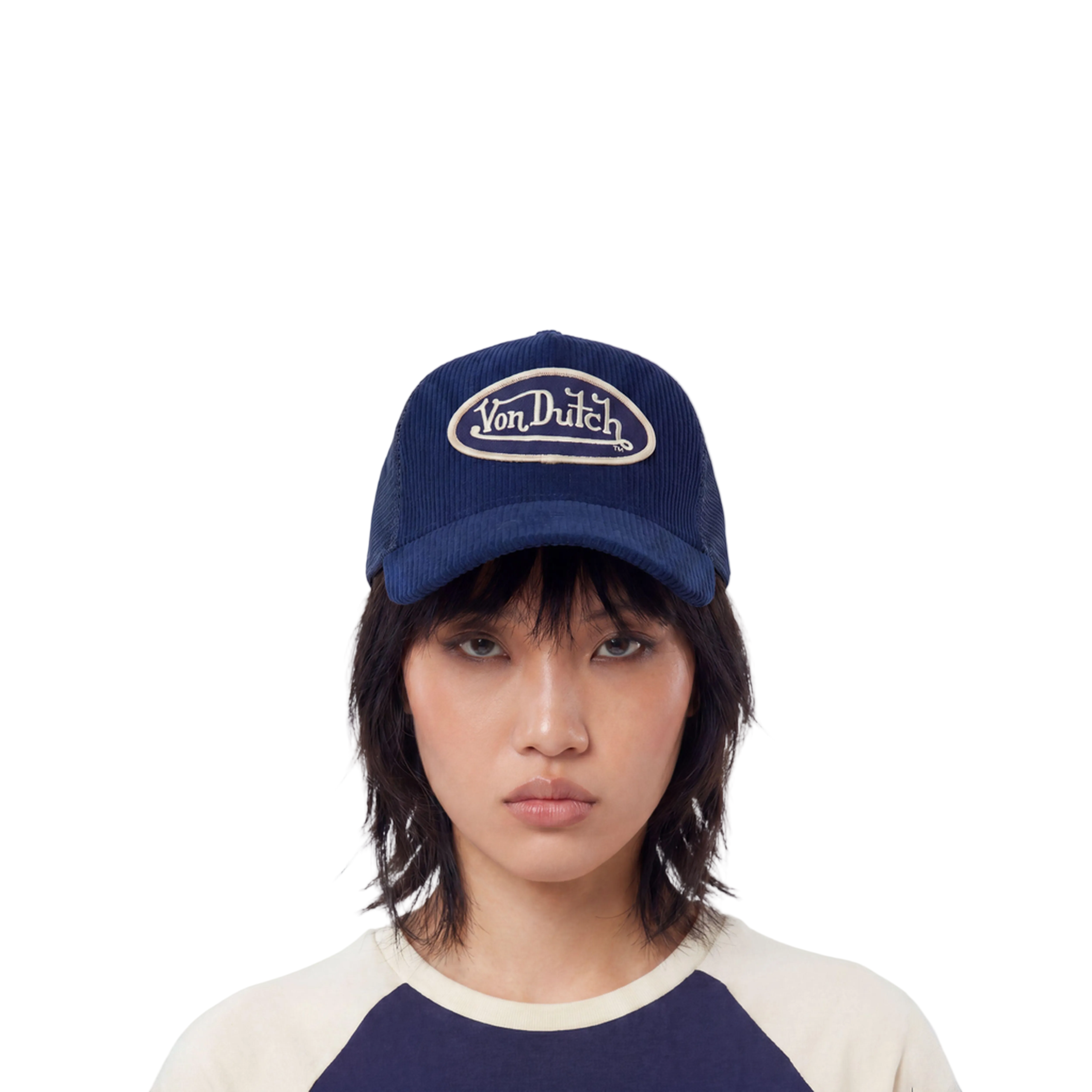 Navy Cordutch Trucker Hat - Image 2