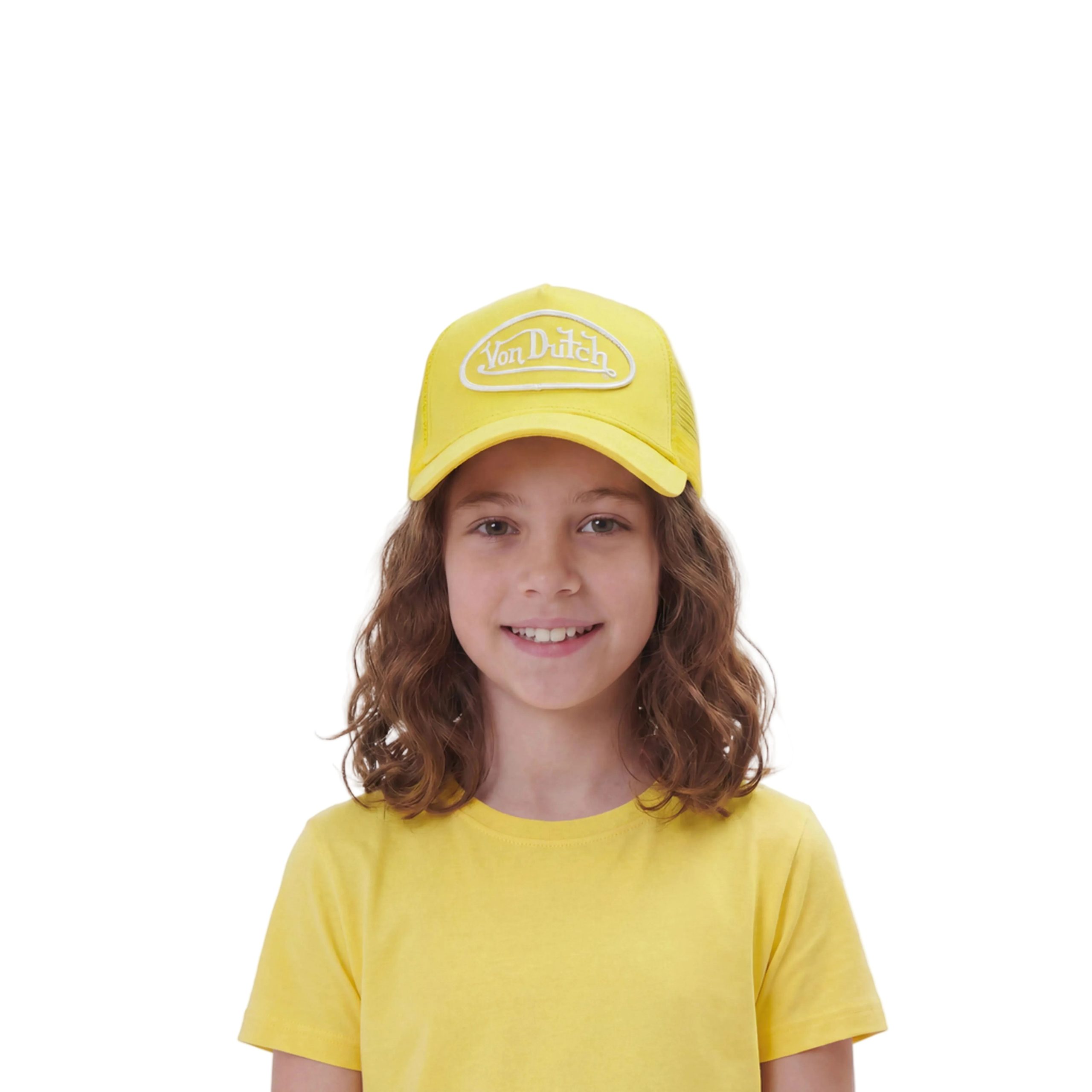 Kids Classic Trucker Hat - Yellow Lemon - Image 2