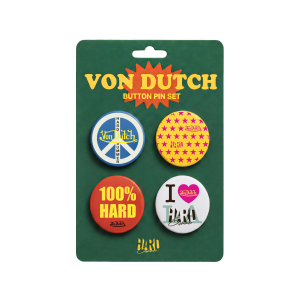 VON HARD I LOVE LA PIN SET - VD x HARDFEST