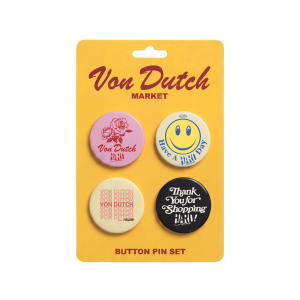 VON DUTCH MARKET QUALITY GOODS PIN SET - VD x HARDFEST