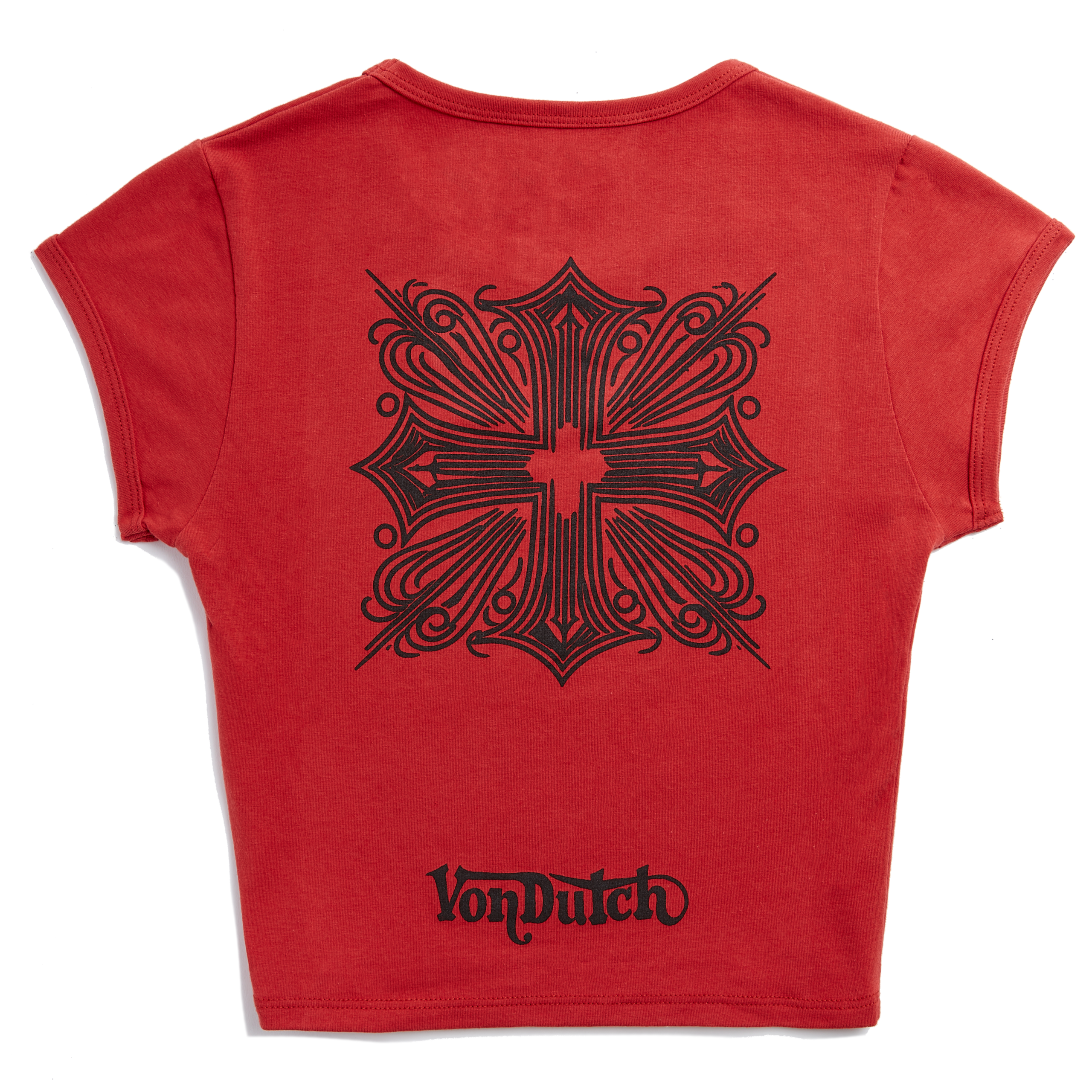 Red & Black Chopper Baby Tee - Image 2