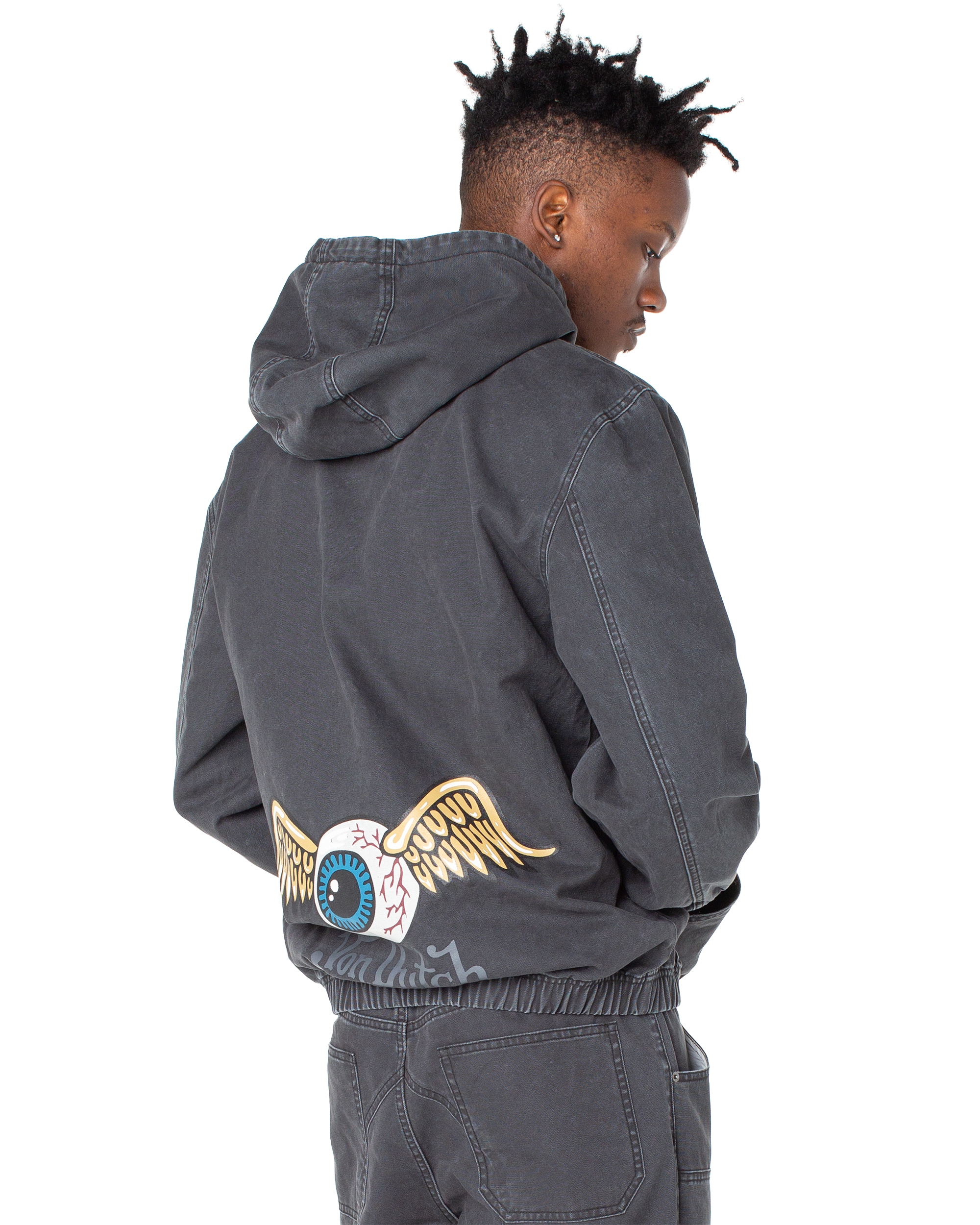 Men's The Invaders Hoodie ?C Black - Image 2