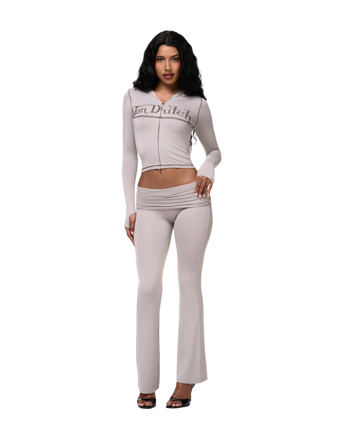 VON DUTCH ROXY TOP ?C GREY - Image 2