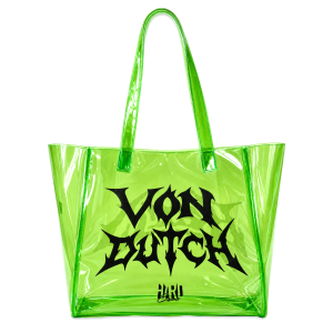 NEON GREEN MARKET TOTE - VD x HARDFEST