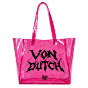 NEON PINK MARKET TOTE - VD x HARDFEST