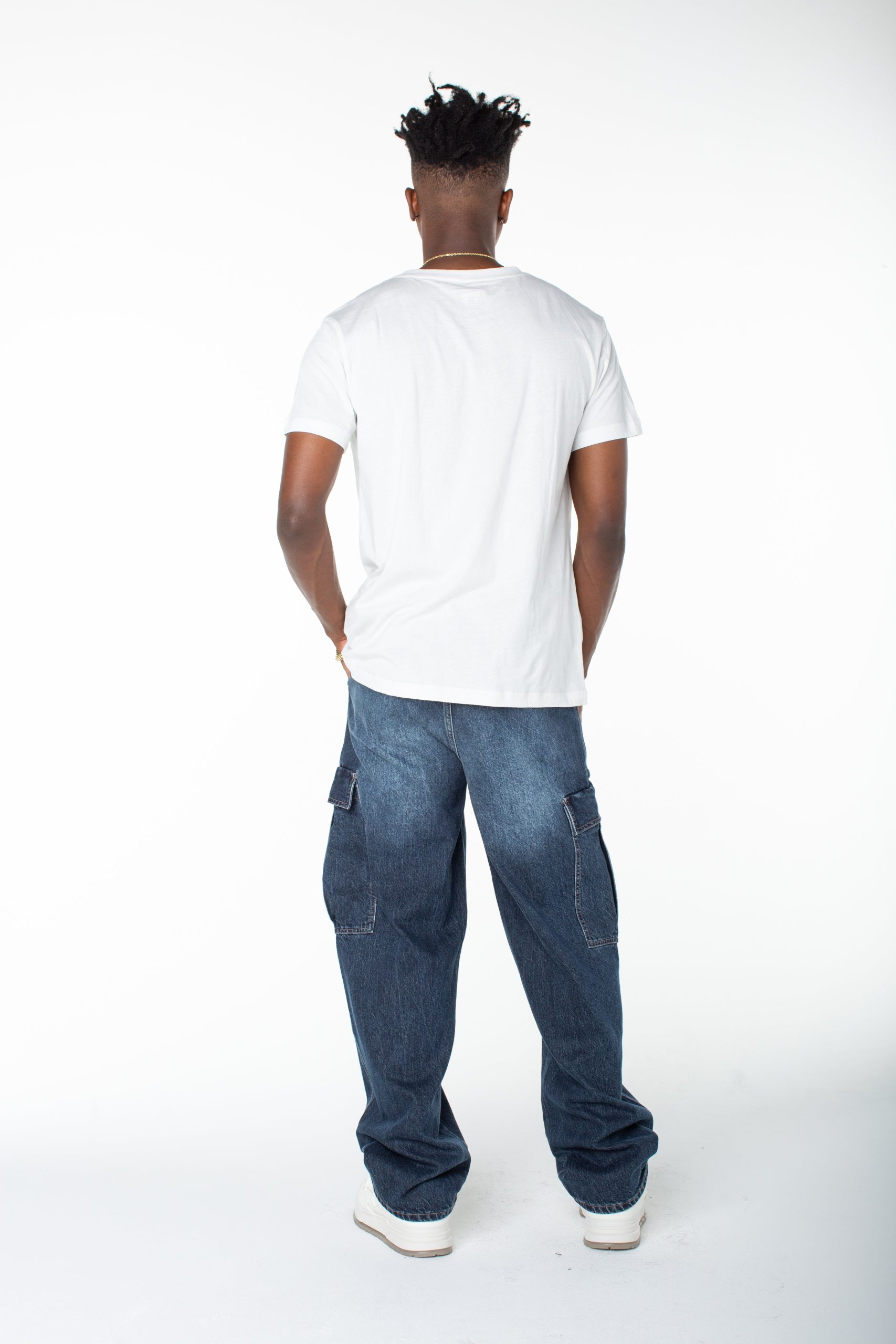 Men's Denim Cargo Pant ?C Middle Moon - Image 5