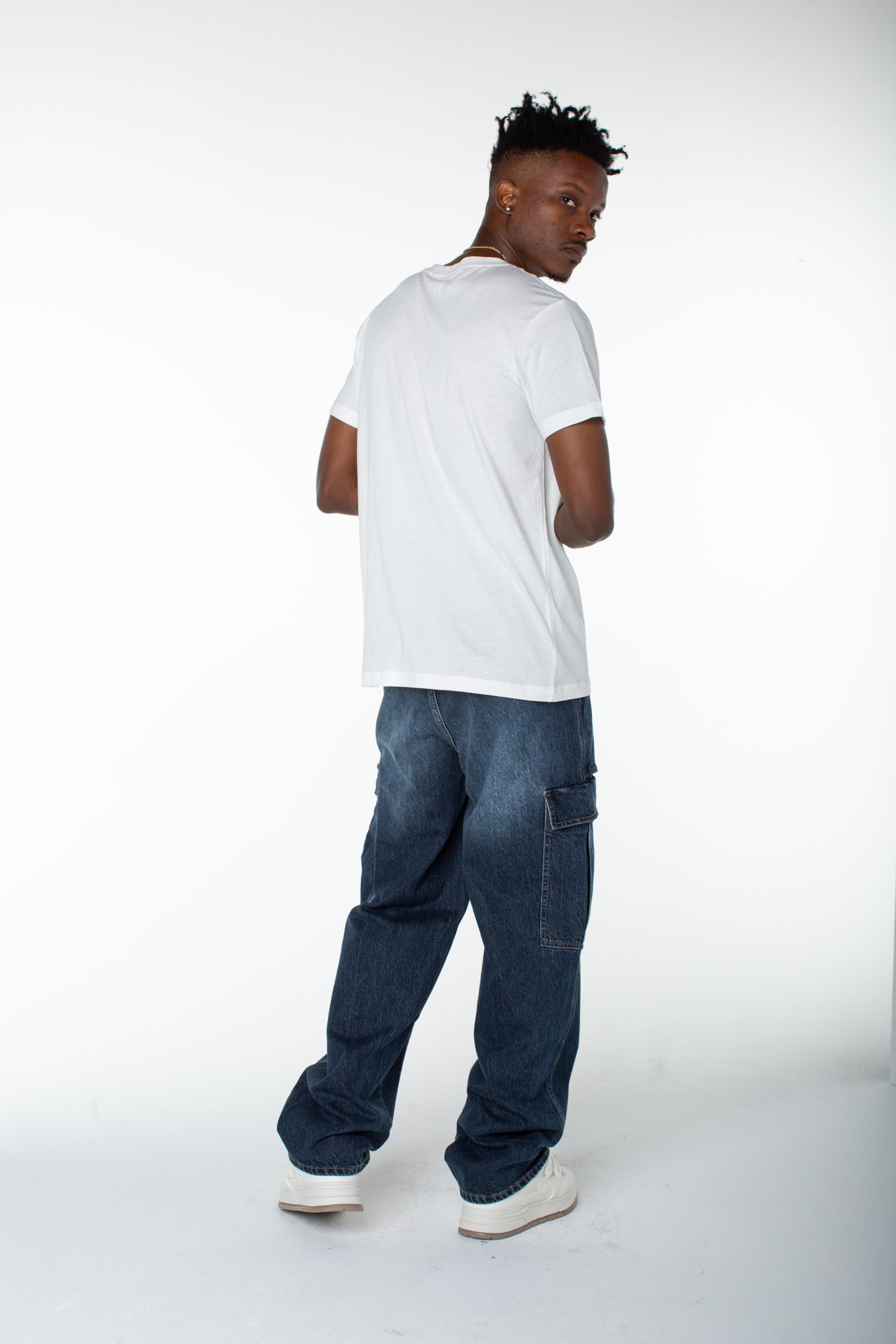 Men's Denim Cargo Pant ?C Middle Moon - Image 8