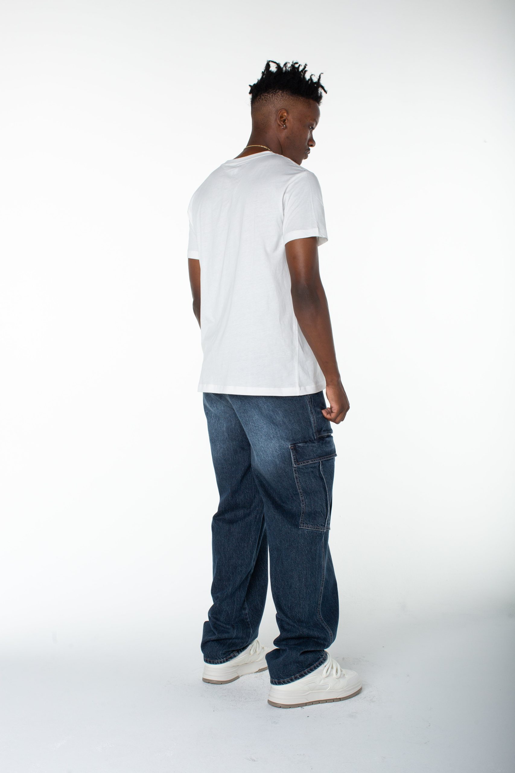Men's Denim Cargo Pant ?C Middle Moon - Image 9