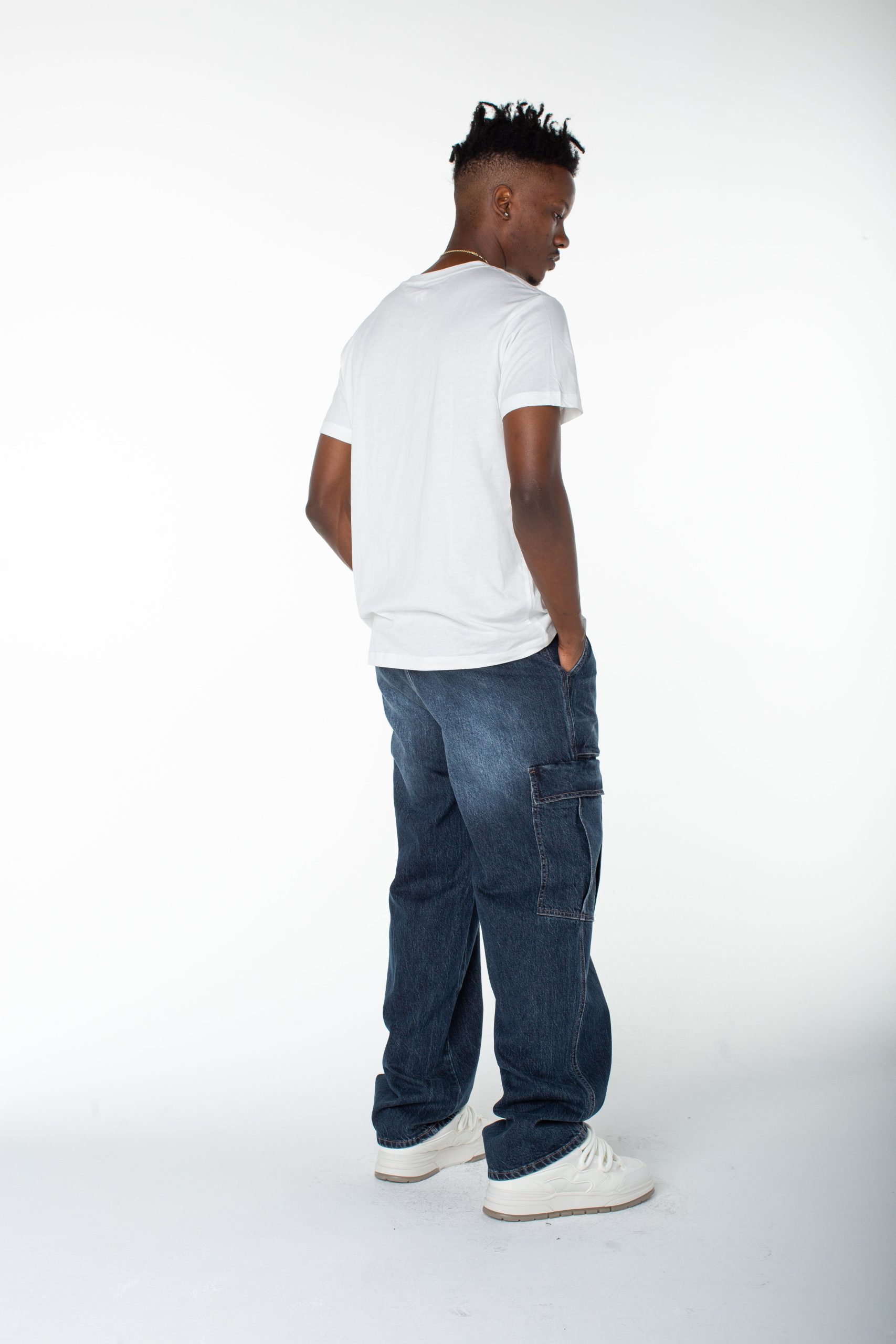Men's Denim Cargo Pant ?C Middle Moon - Image 10
