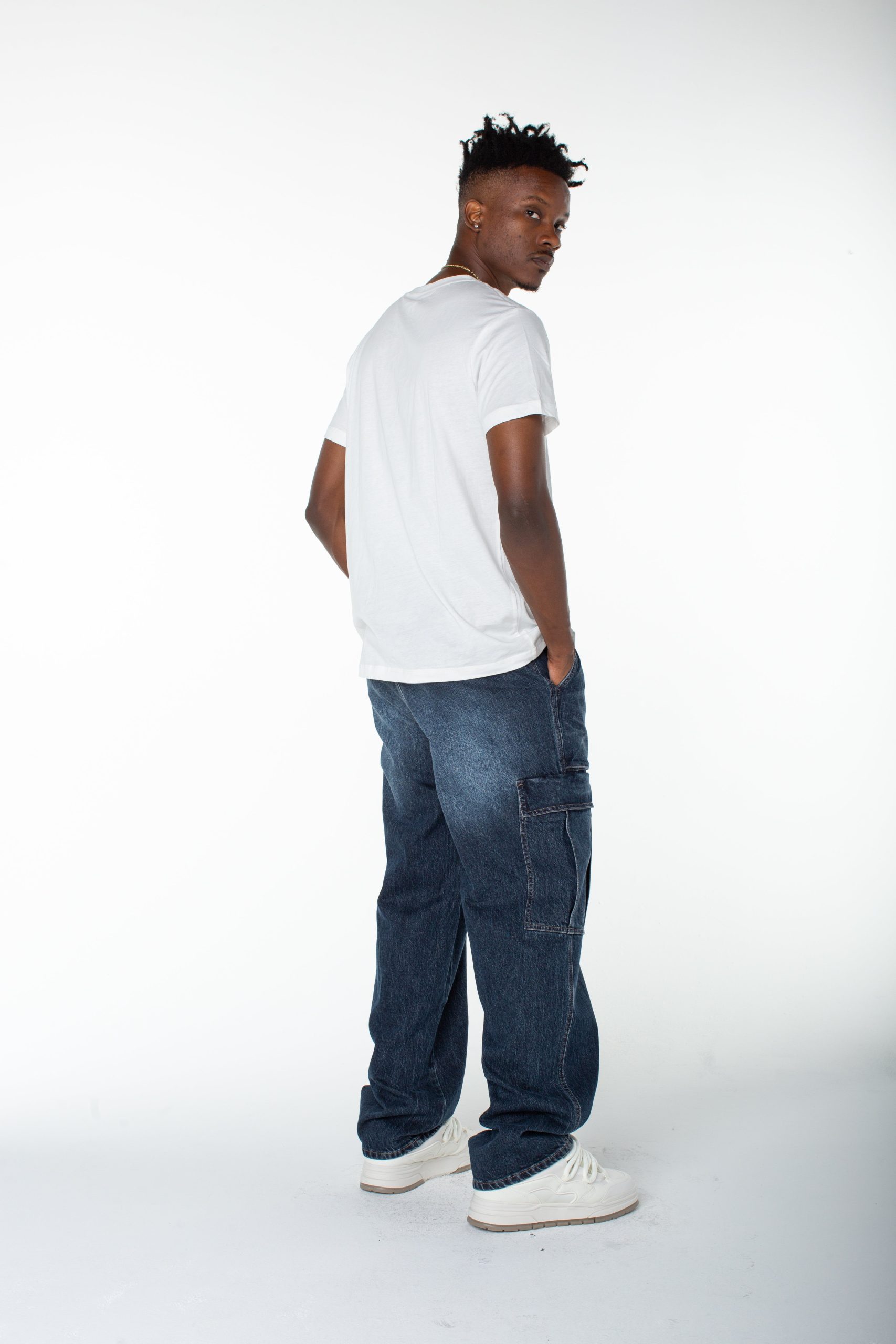 Men's Denim Cargo Pant ?C Middle Moon - Image 11