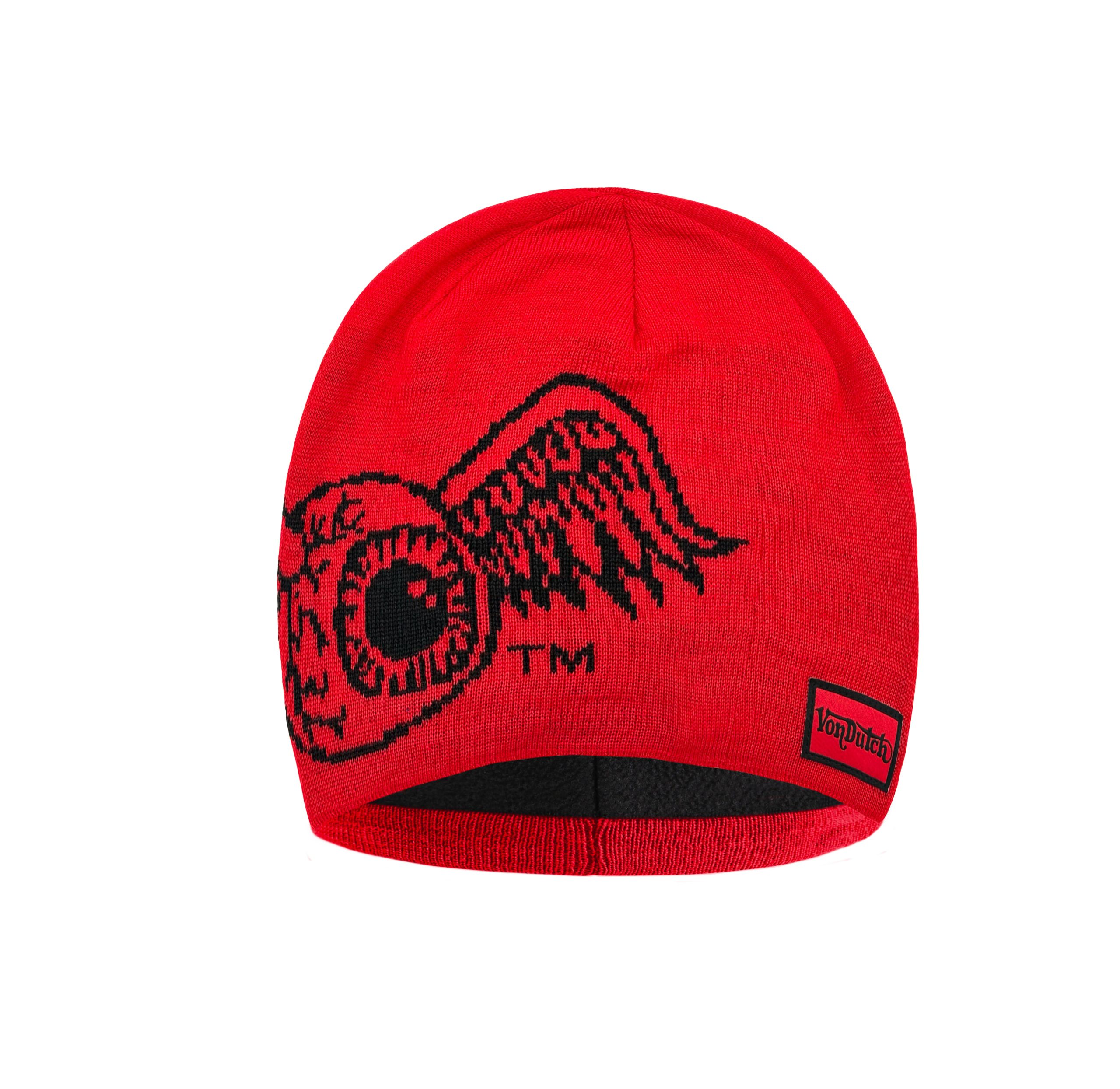 Flying Eye Beanie - Red - Image 3