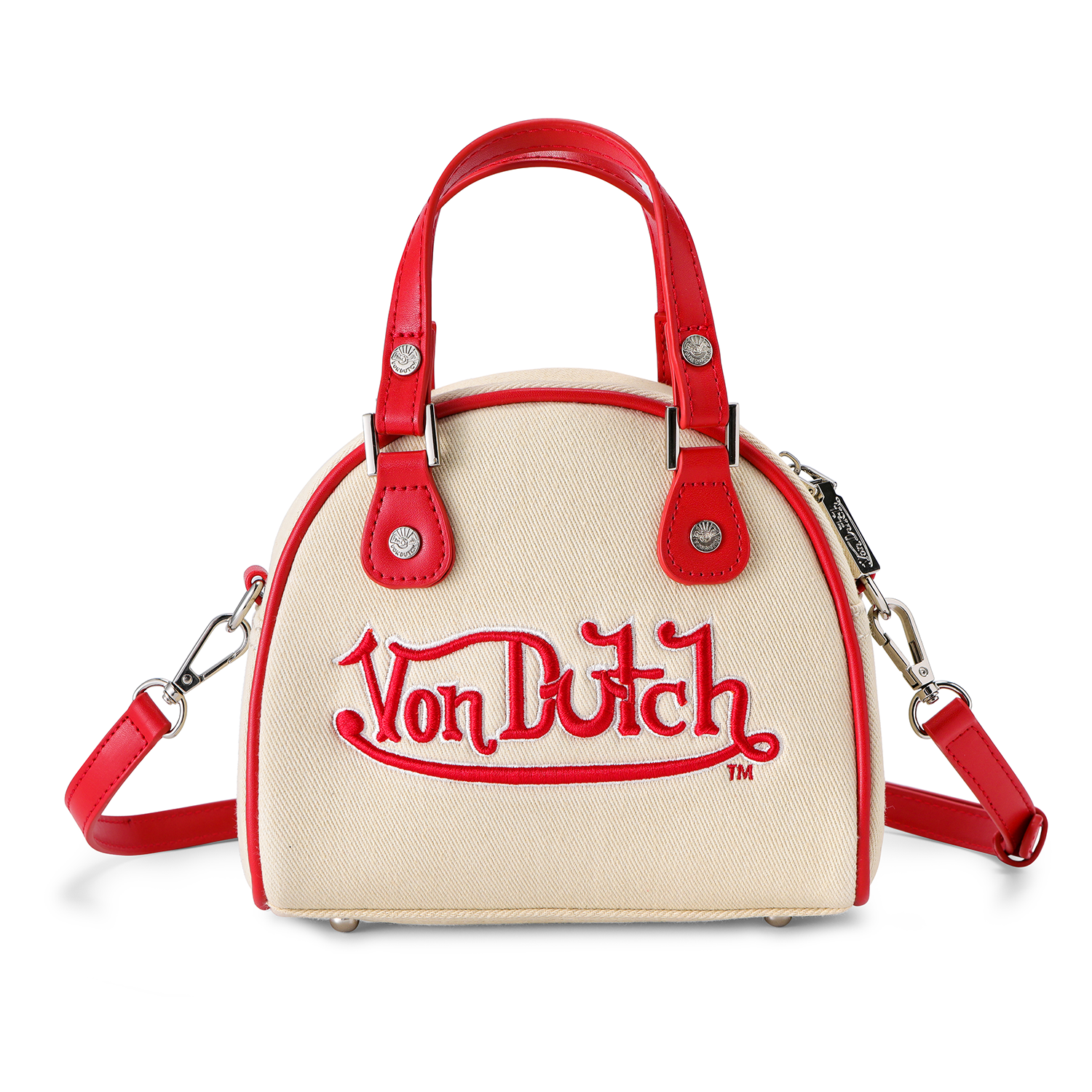 Von Dutch x True Religion Bowling Bag - Cream Denim - Image 2