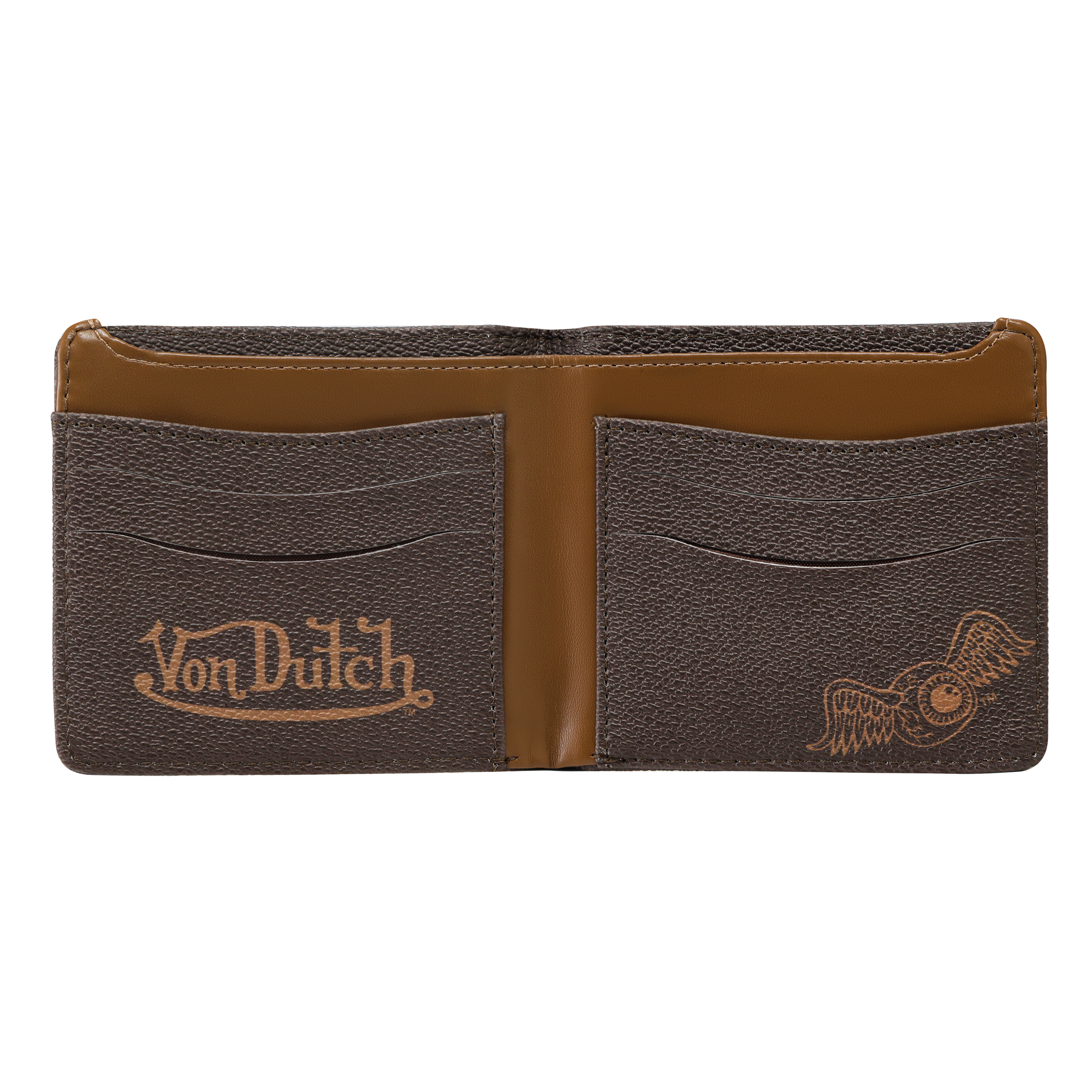 Classic Logo Bi-fold Wallet - Brown - Image 2