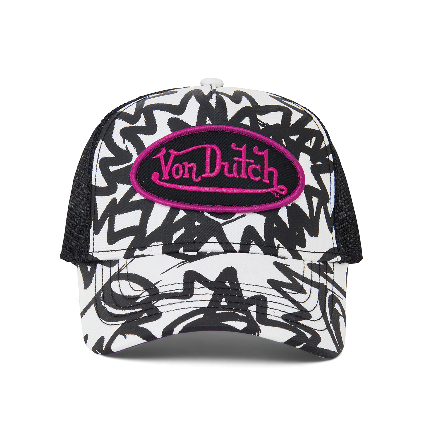 White Multi Trucker Hat