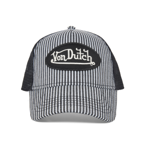 Black Railroad Trucker Hat