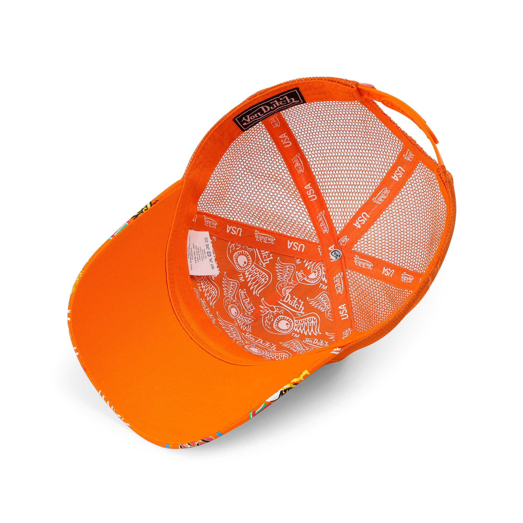 Kids Classic Trucker Hat - Orange - Image 5