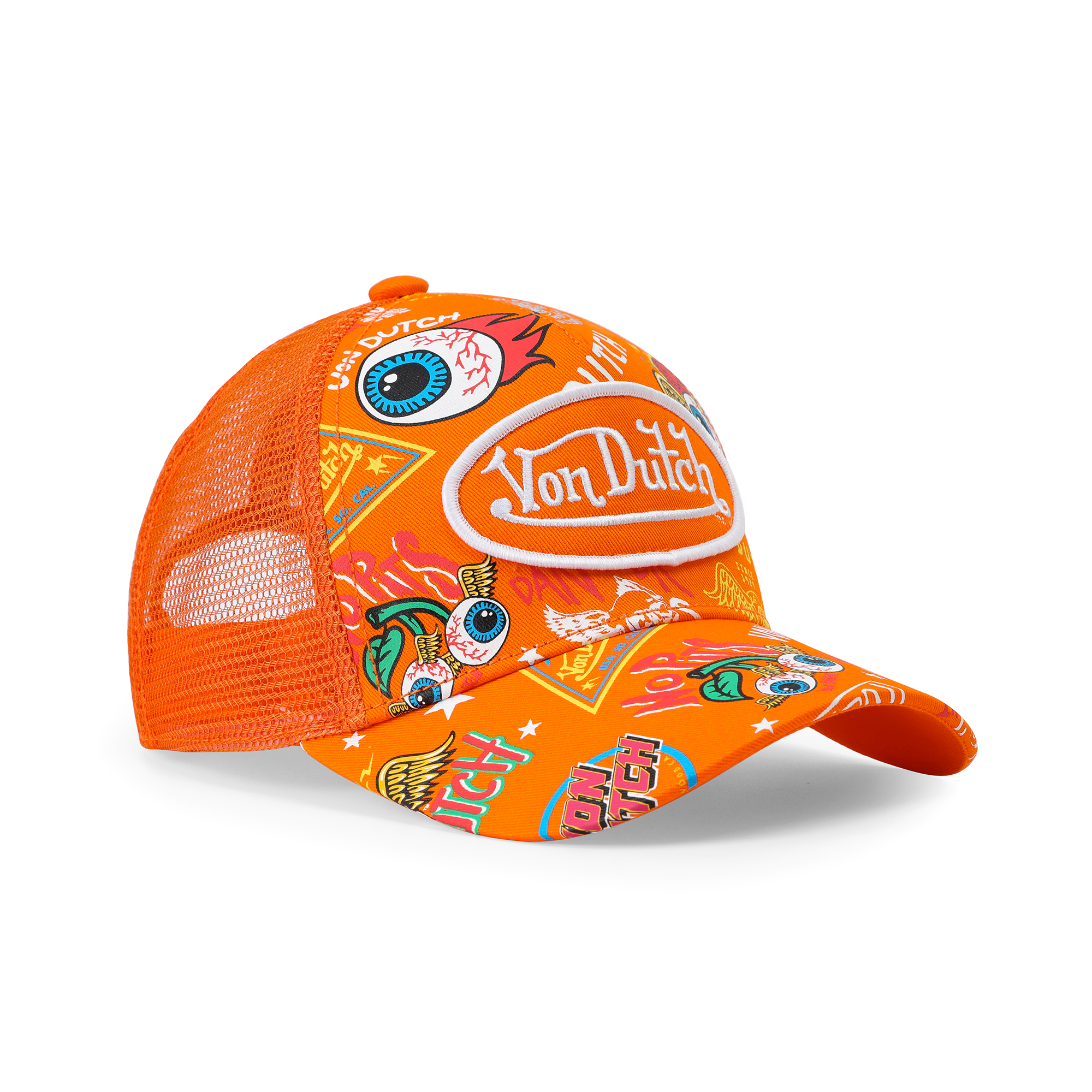 Kids Classic Trucker Hat - Orange - Image 4
